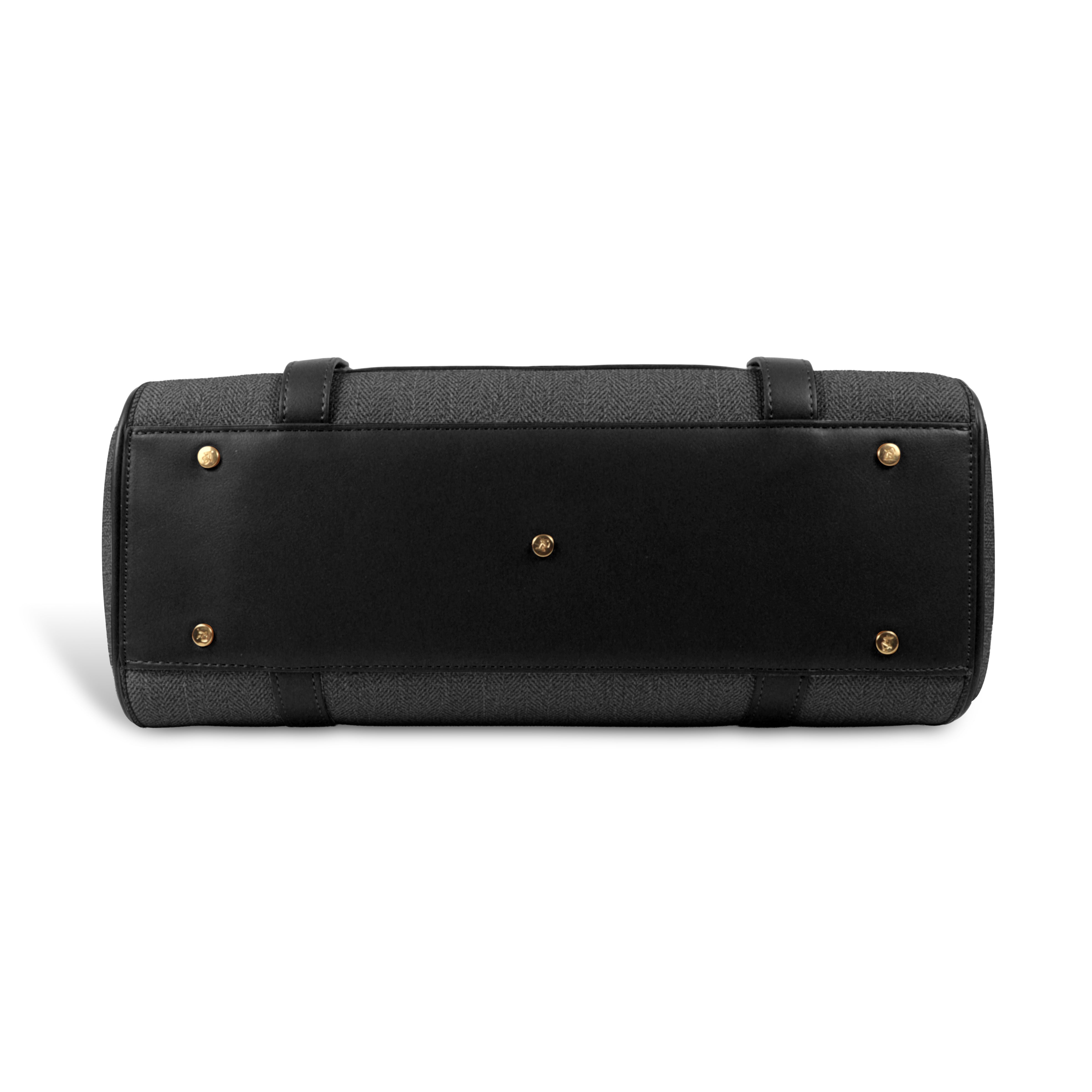 Magnolia Elegant Leatherette Handbag for Women with Detachable Strap