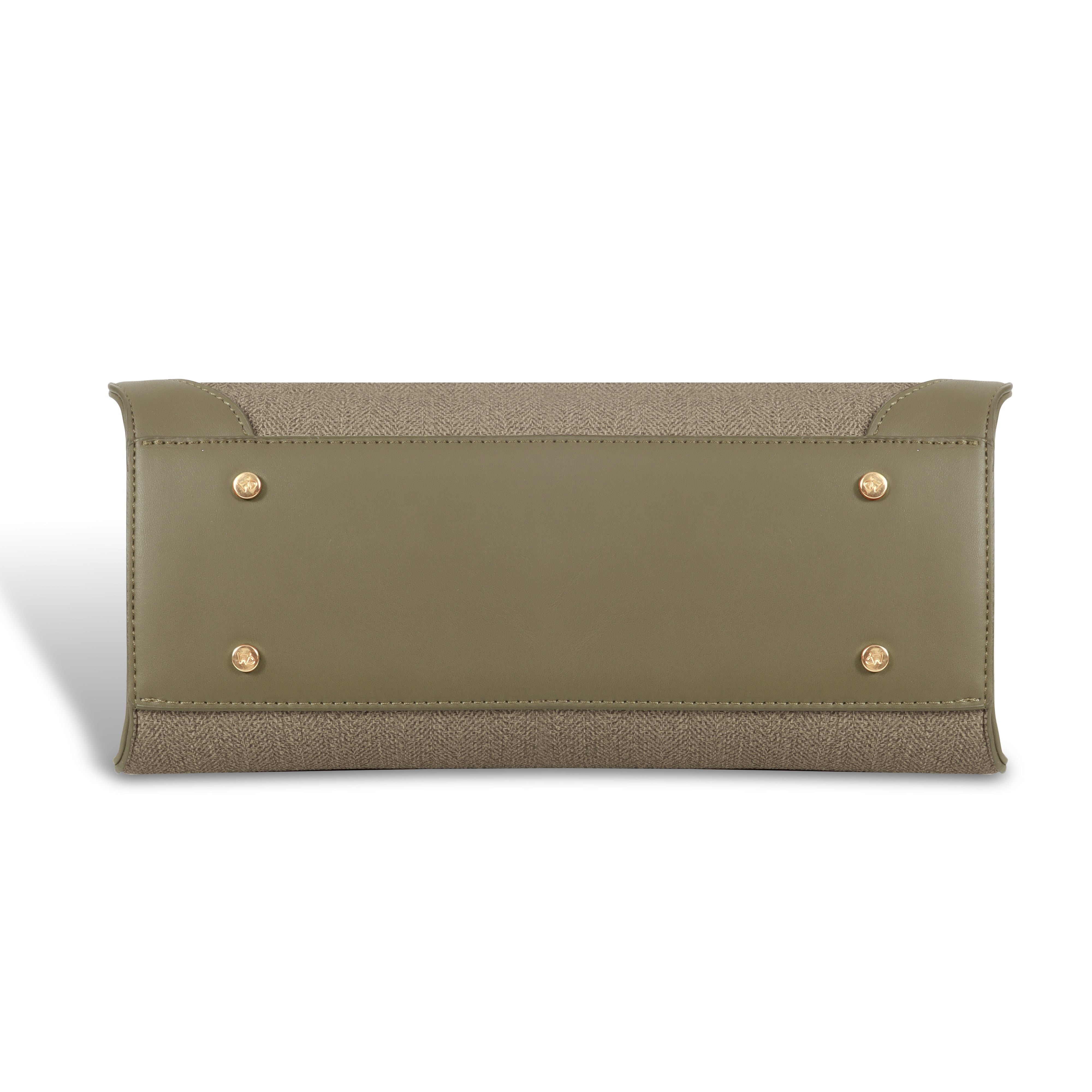 Magnolia Structured PU Leather Handbag for Women | 10.5L Stylish Office & Everyday Bag with Long Strap