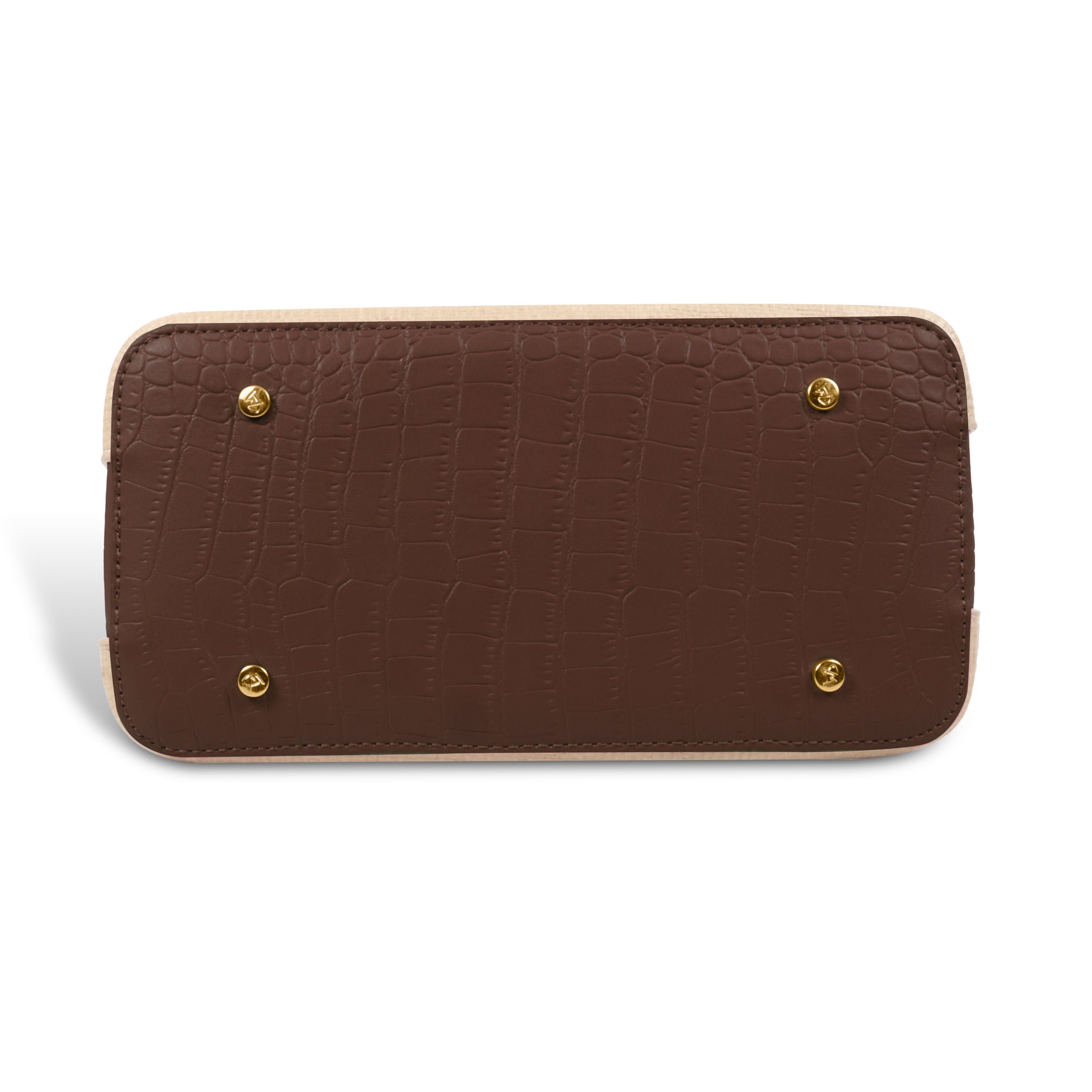 Fashionable Structured Handbag with Dual Handles