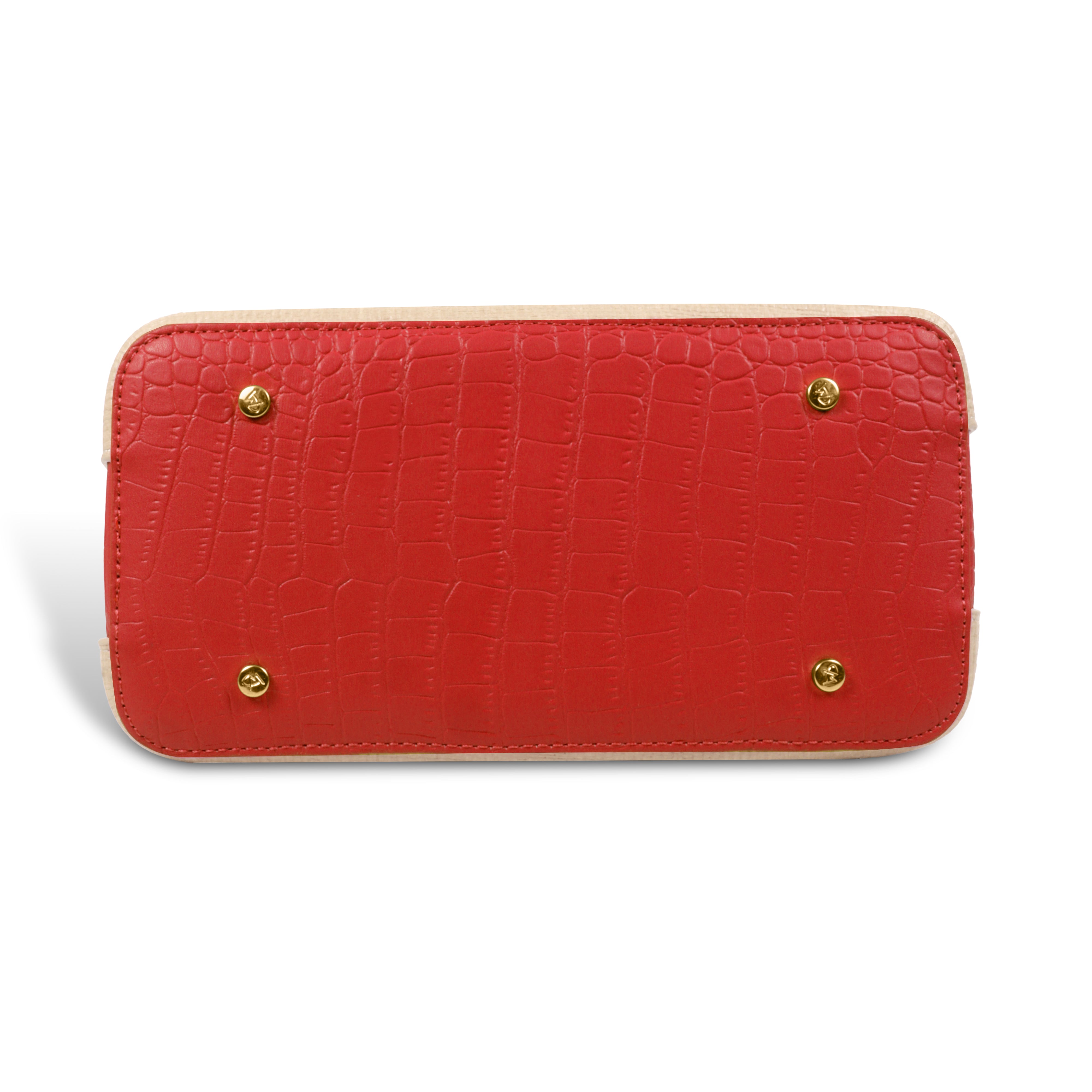 Fashionable Structured Handbag with Dual Handles