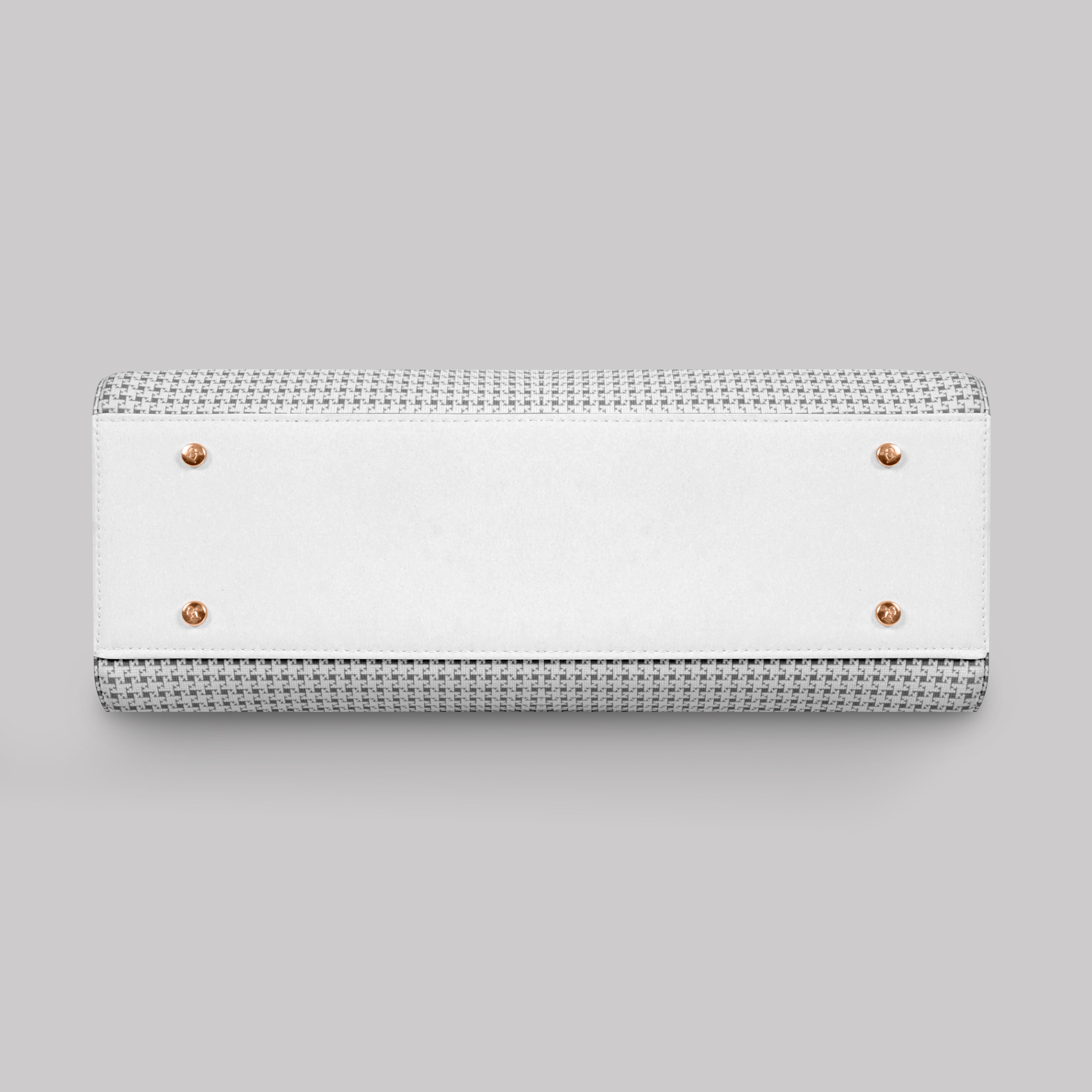 Magnolia Woven Texture Handbag | White | 10L Storage | Adjustable Strap | Spacious Interior