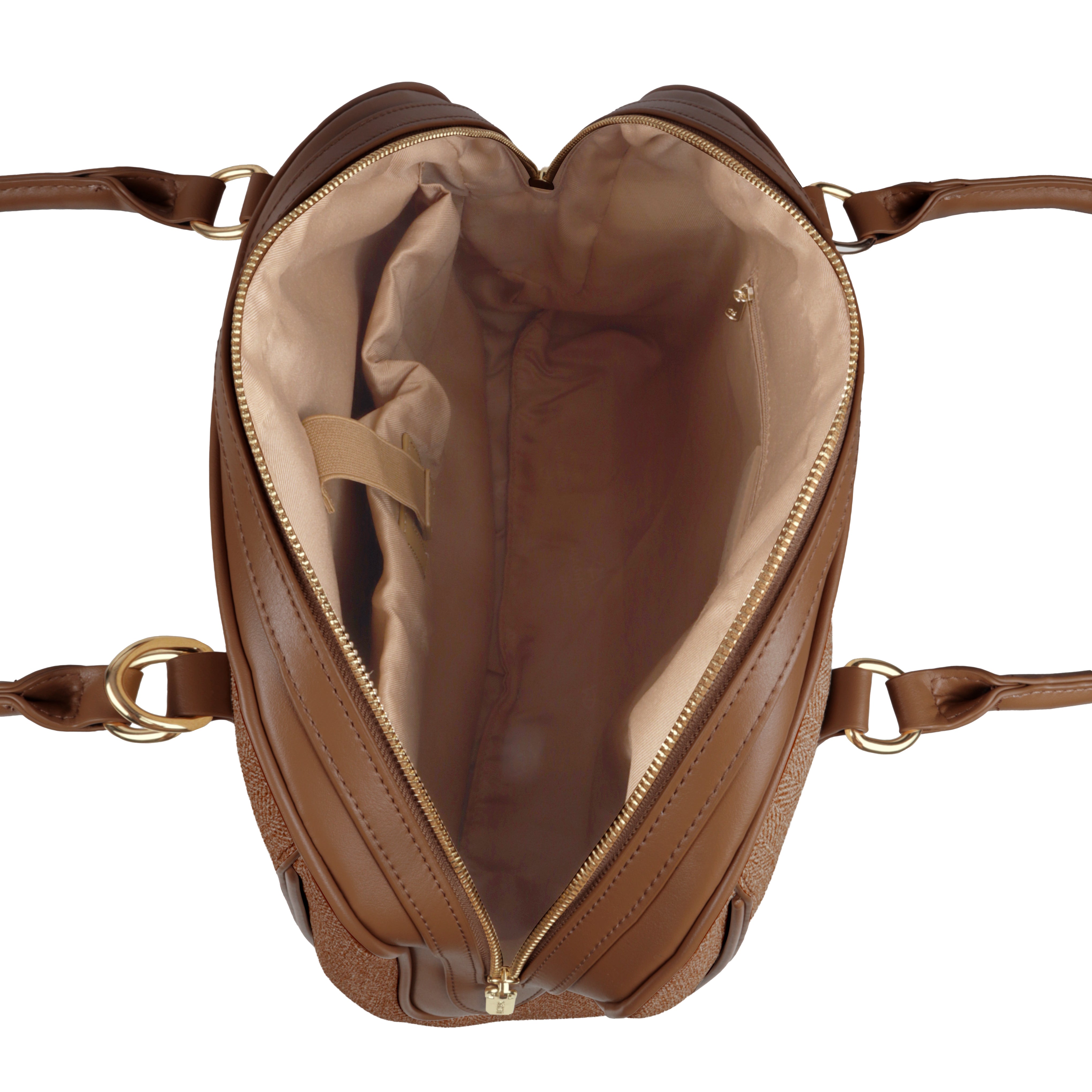 Magnolia Elegant Leatherette Handbag for Women with Detachable Strap