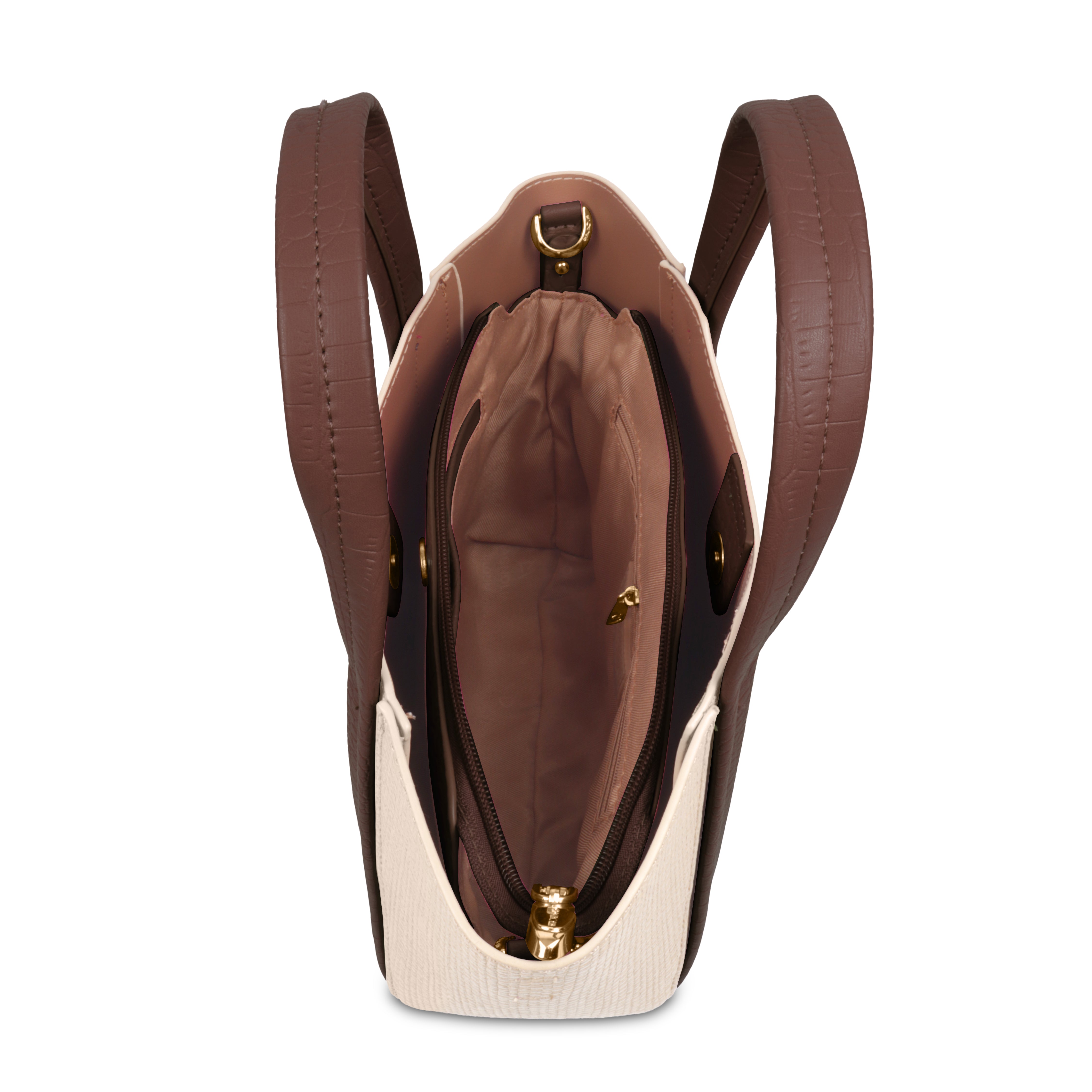 Trendy Leather Tote Bag with Detachable Shoulder Strap & Spacious Interior