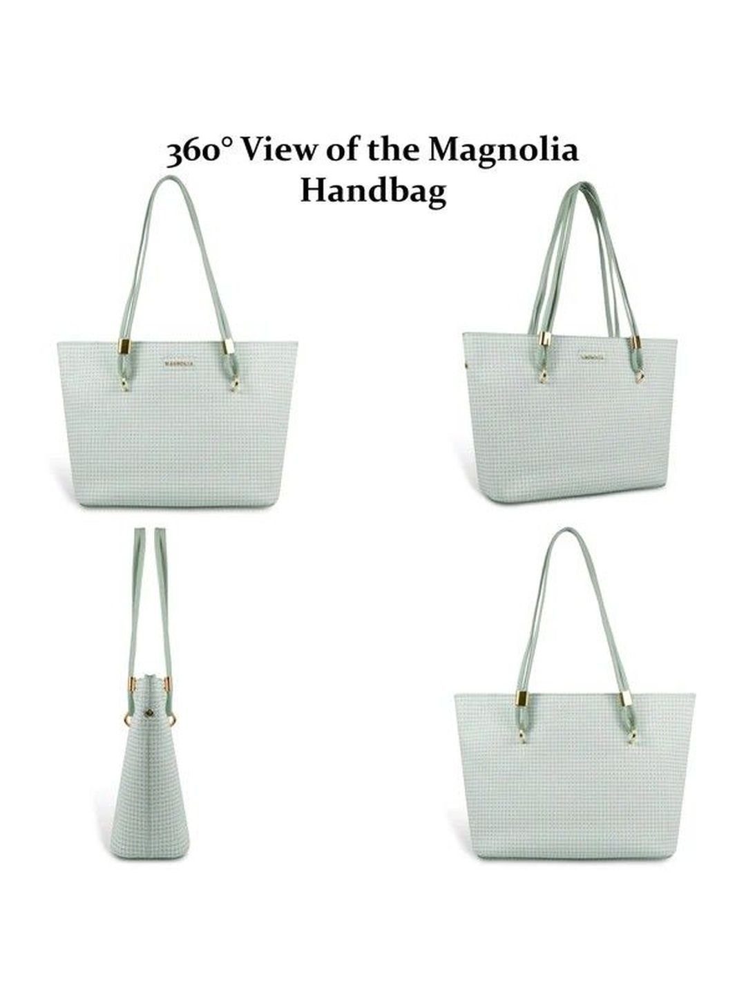 Magnolia Stylish Textured Tote Bag for Women with Spacious Compartments