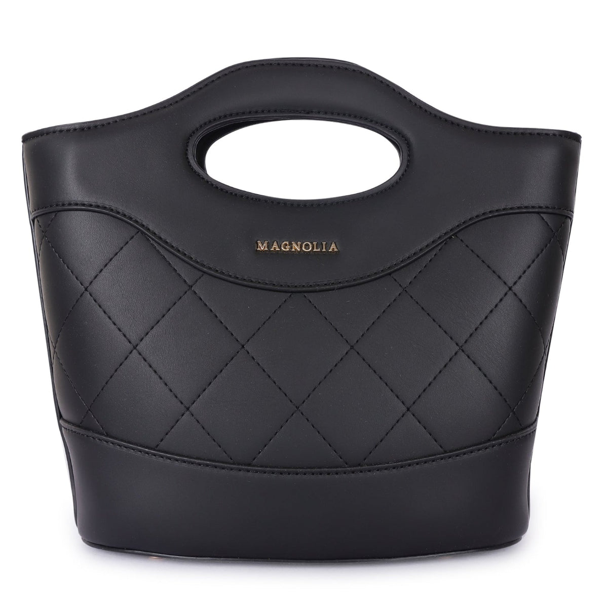 Magnolia Women Black Satchel