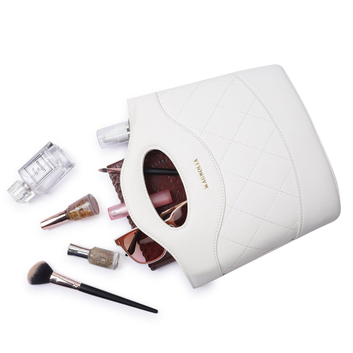 Magnolia Women White Satchel