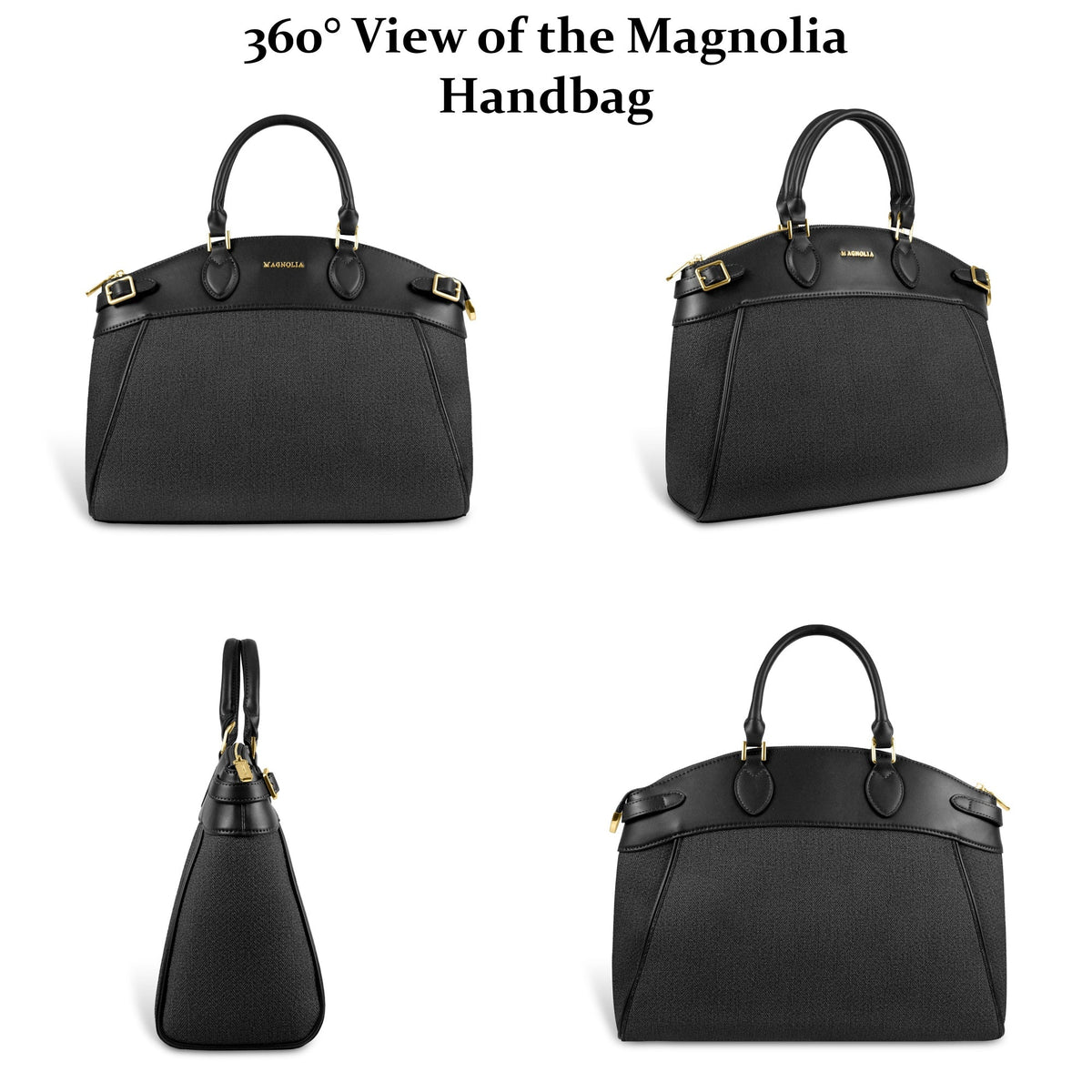 Trendy Leather Tote Bag with Detachable Shoulder Strap & Spacious Interior