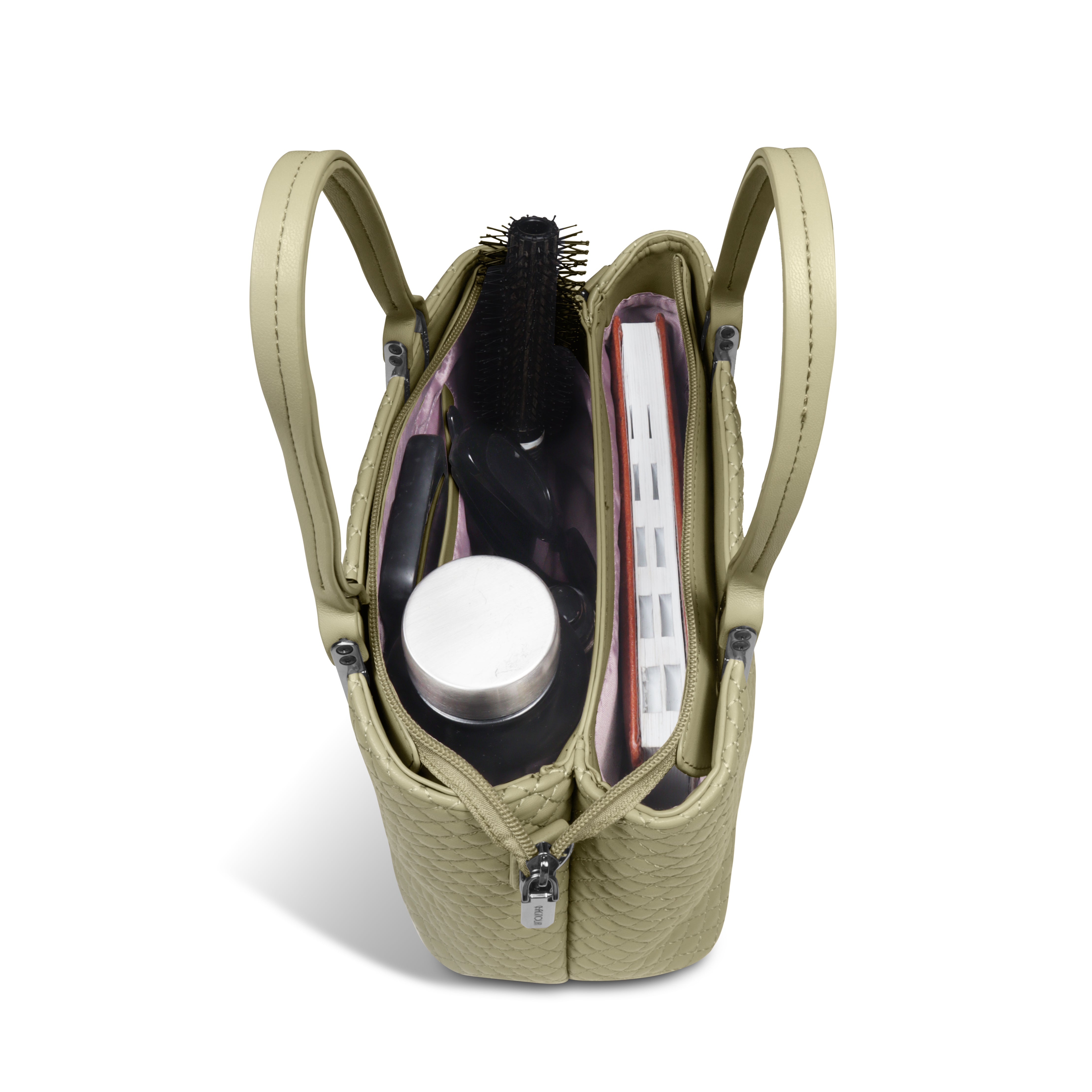 Magnolia Quilted Faux Leather Handbag for Women | 10.5L Elegant Everyday & Office Shoulder Bag