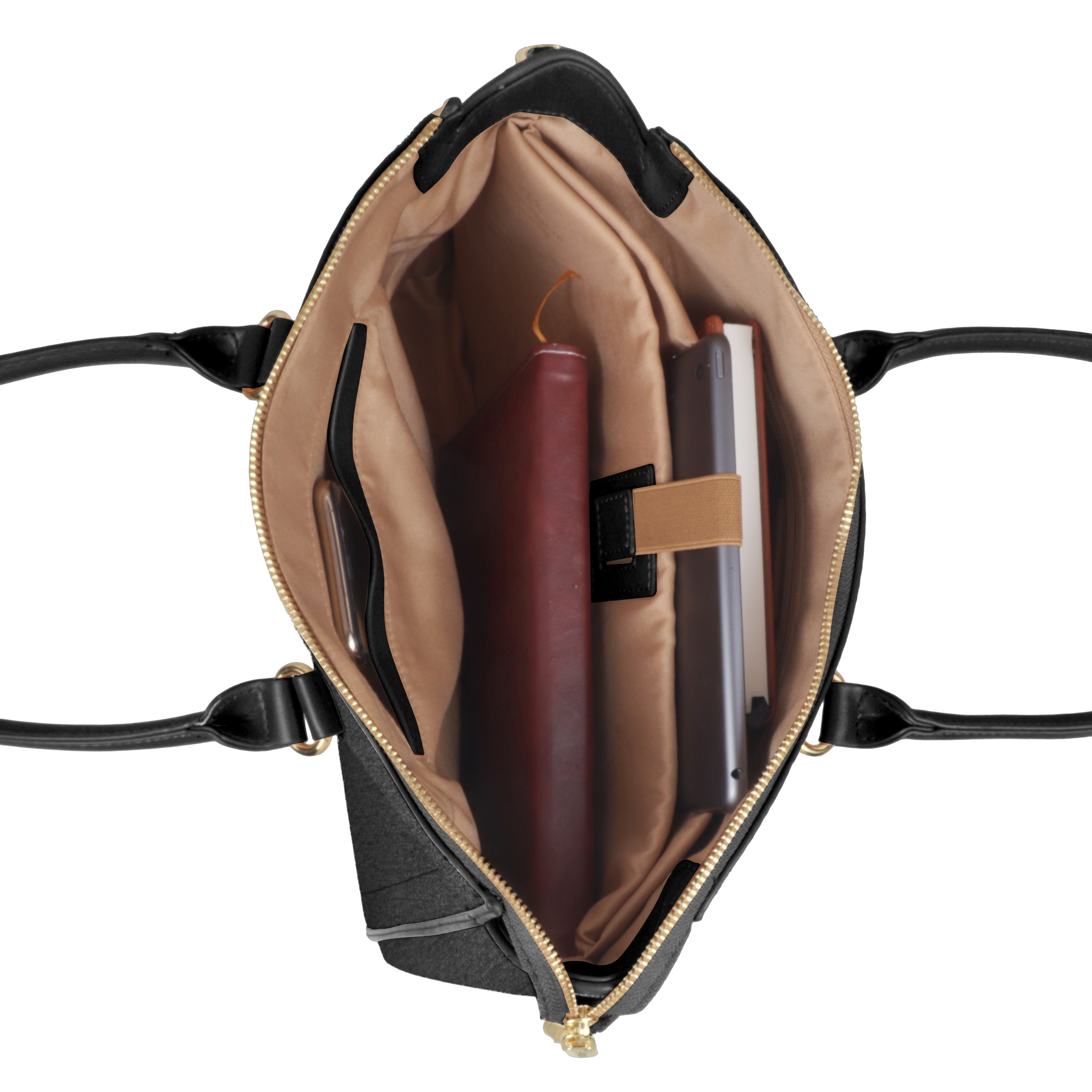 Magnolia Stylish Textured Handbag for Women - Elegant Shoulder Tote with Detachable Strap