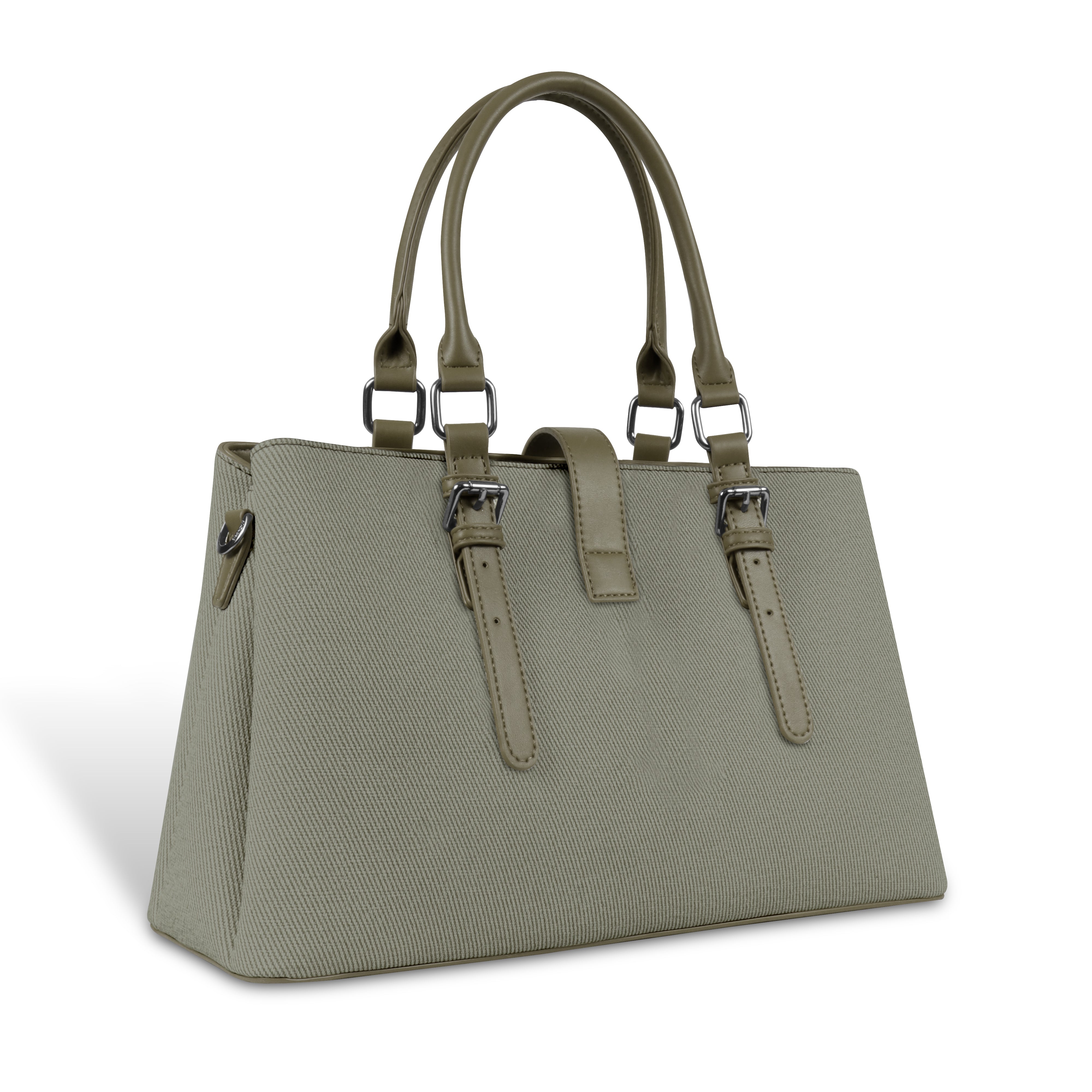 Magnolia Green Handbag | Vegan Leather | 10.58L Storage