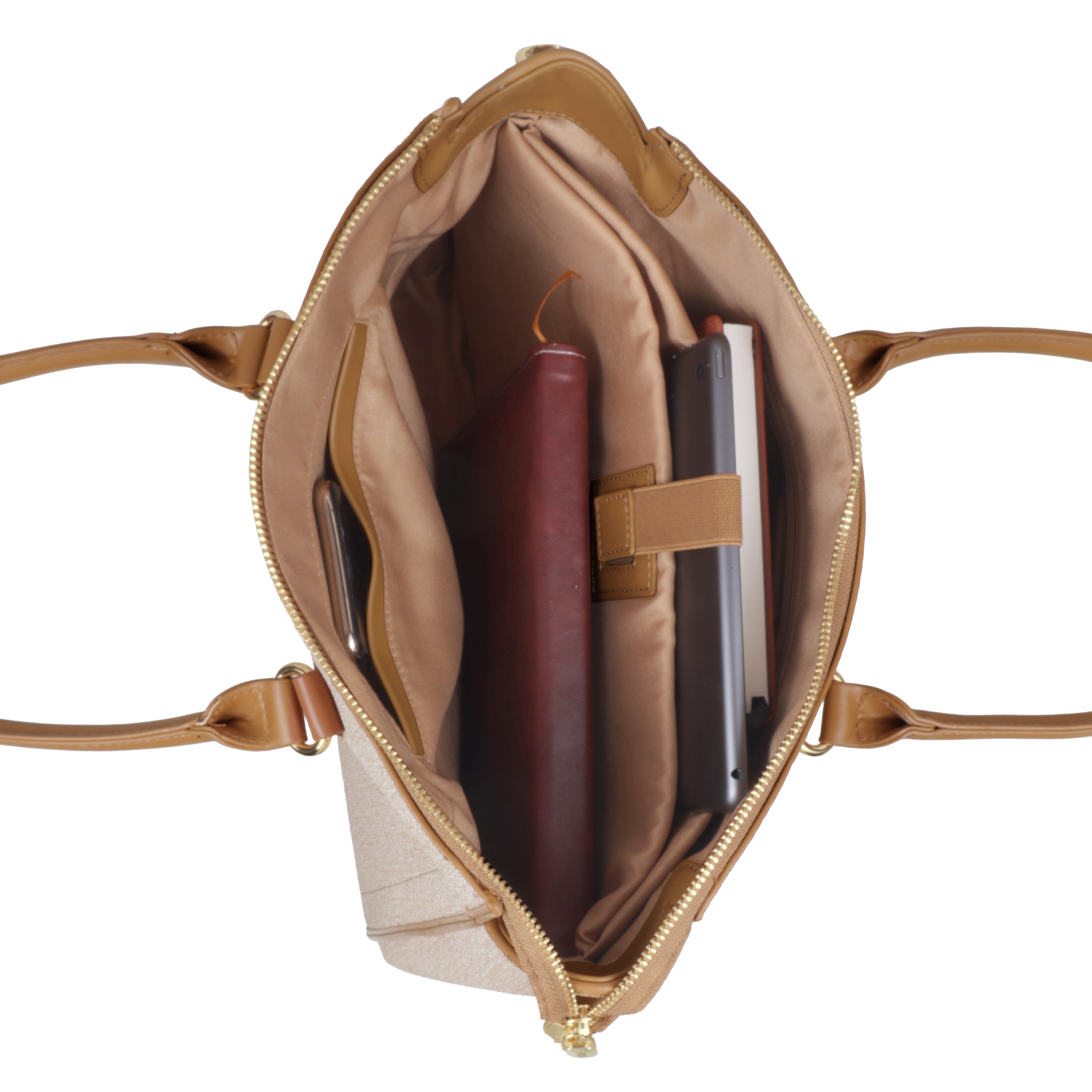 Magnolia Stylish Textured Handbag for Women - Elegant Shoulder Tote with Detachable Strap