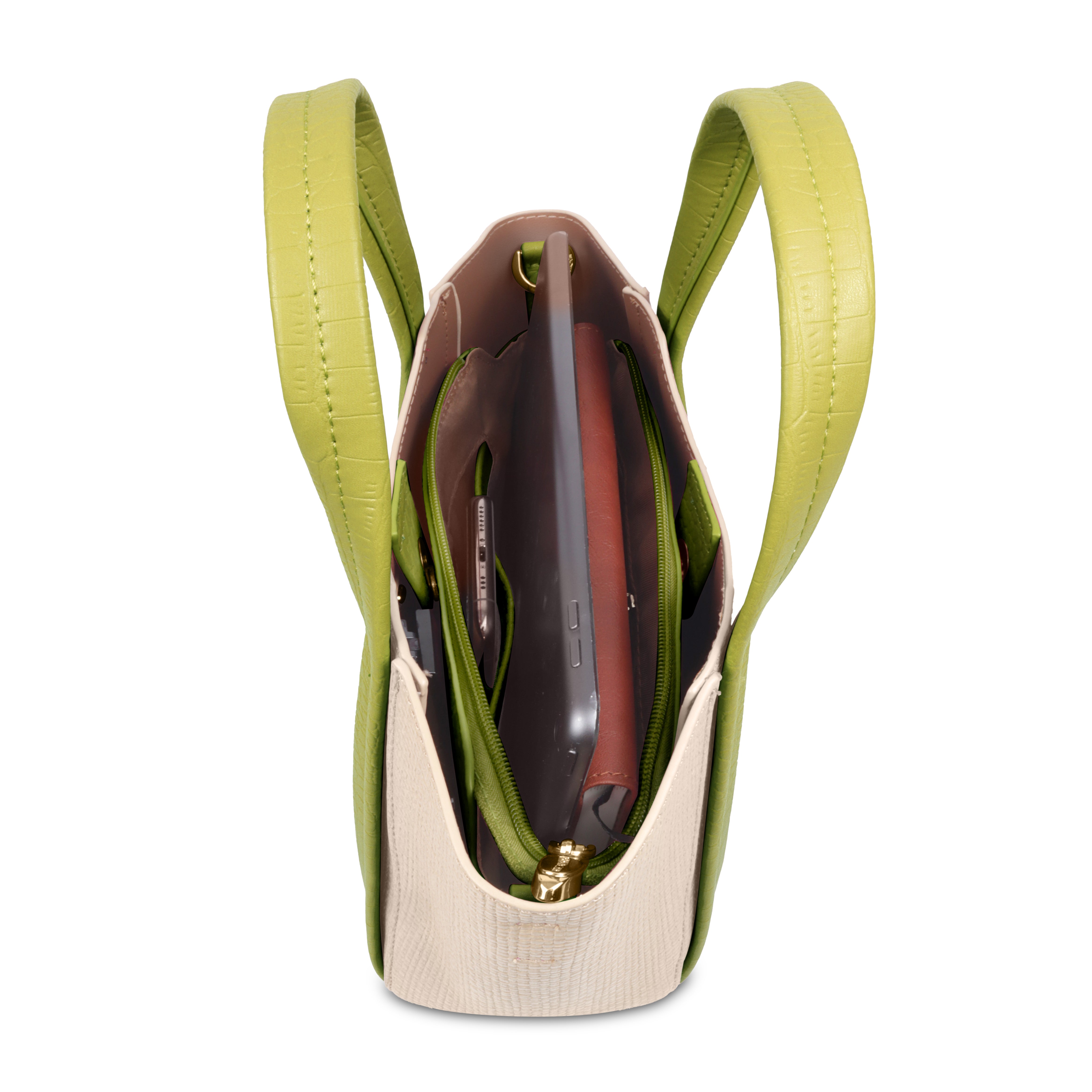 Trendy Leather Tote Bag with Detachable Shoulder Strap & Spacious Interior