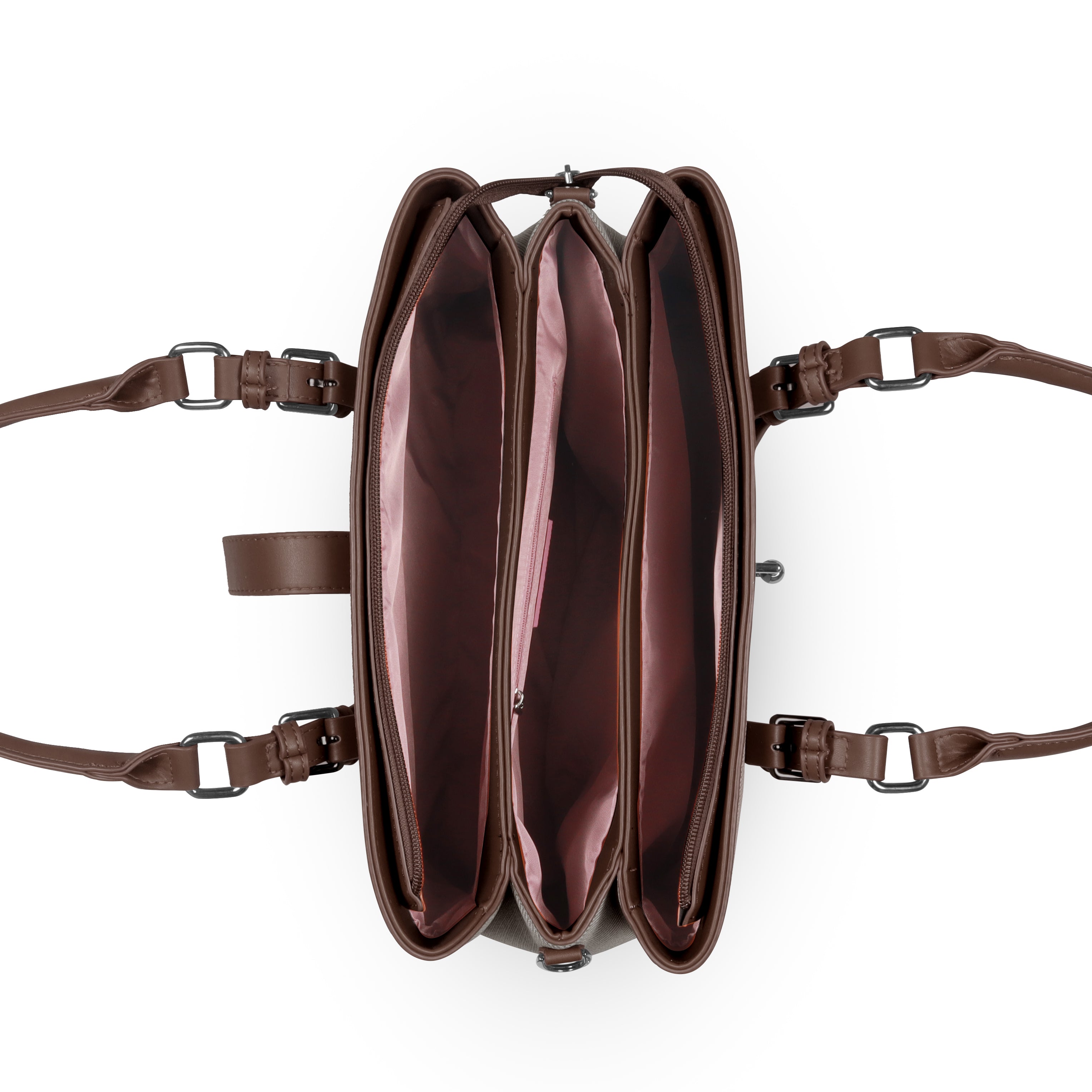 Magnolia Coffee Handbag | Vegan Leather | 10.58L Storage