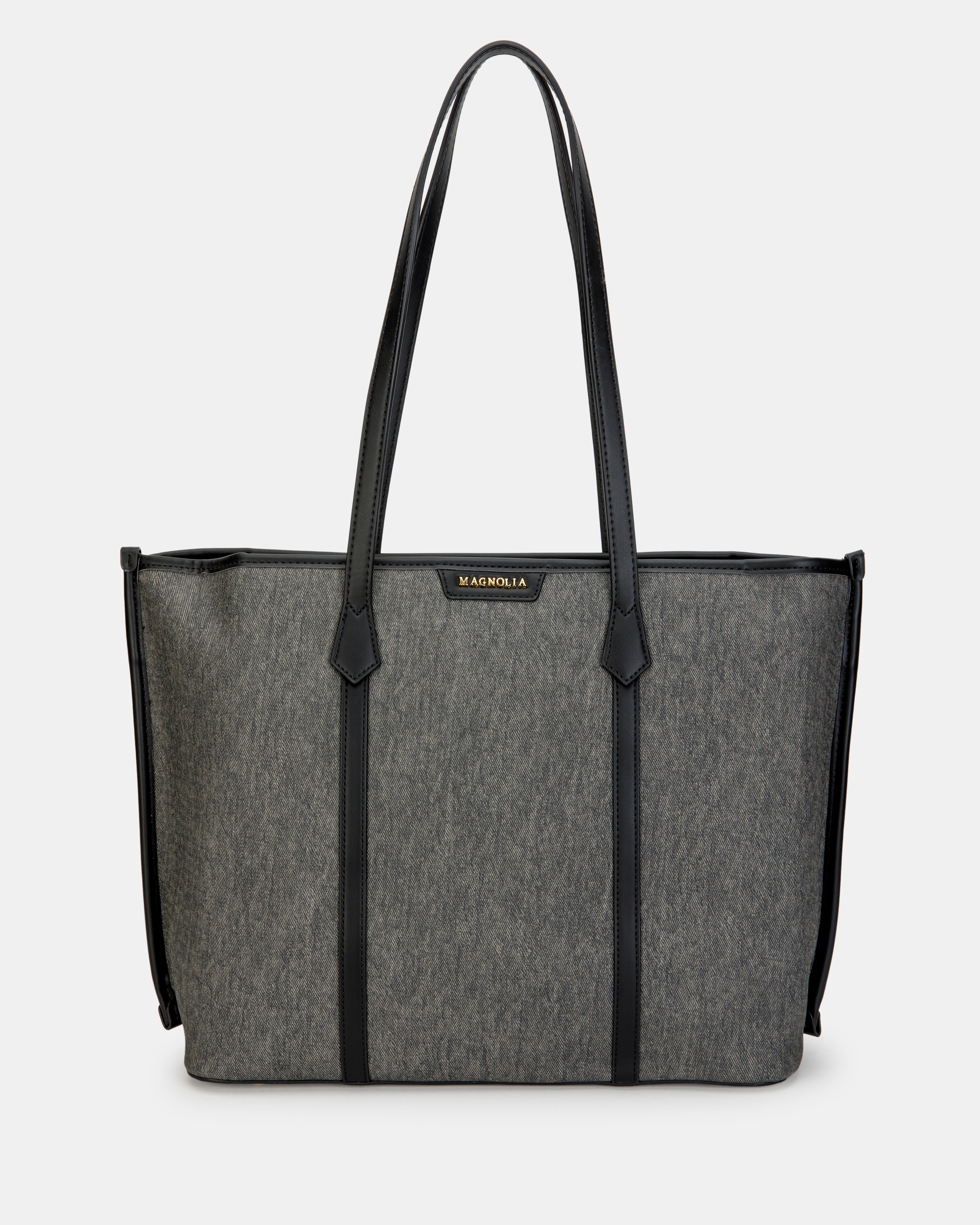 Magnolia Tote Bag – Stylish & Spacious Handbag with PU Leather Straps
