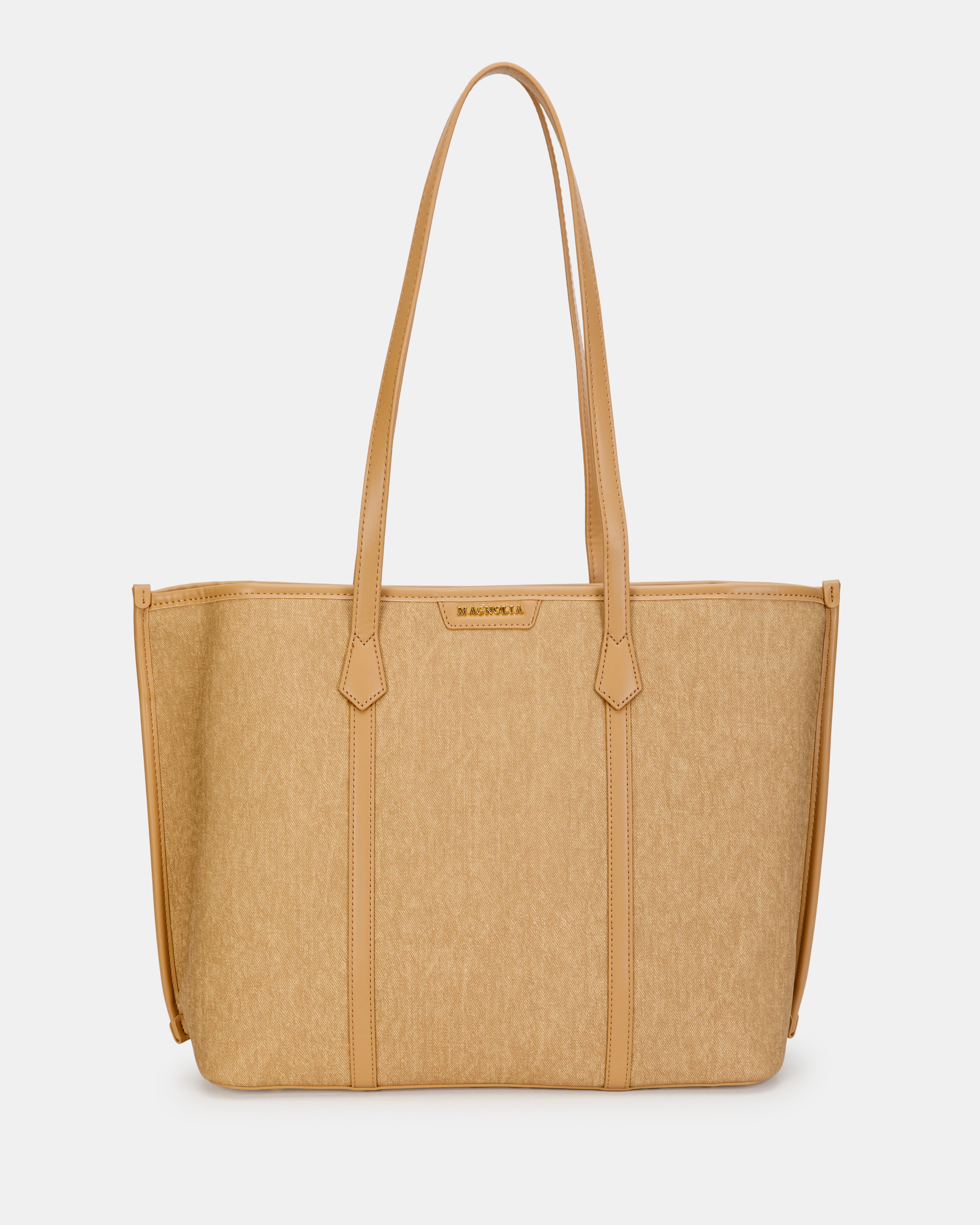 Magnolia Tote Bag – Stylish & Spacious Handbag with PU Leather Straps