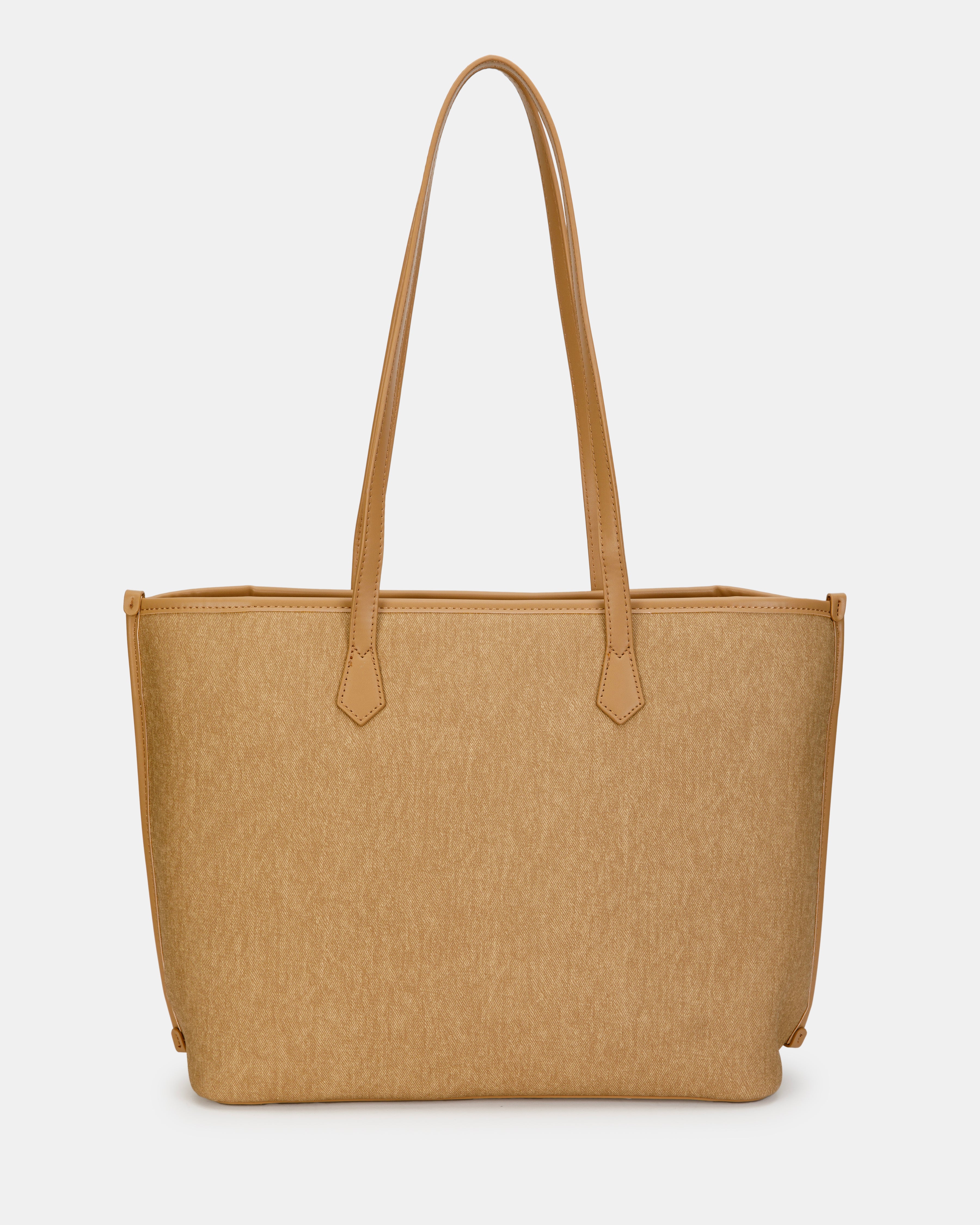 Magnolia Tote Bag – Stylish & Spacious Handbag with PU Leather Straps