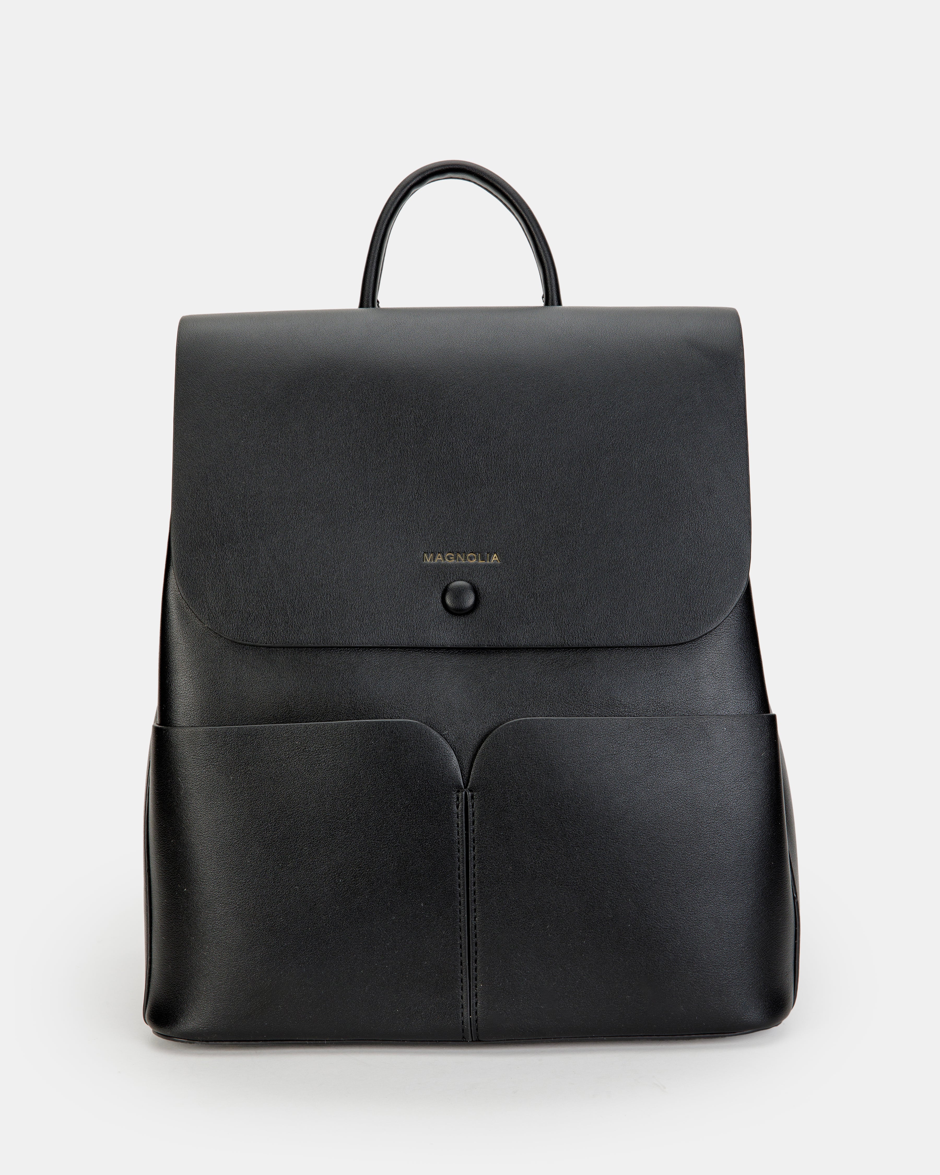 Magnolia Stylish PU Leather Backpack Spacious & Trendy Travel Bag for Women