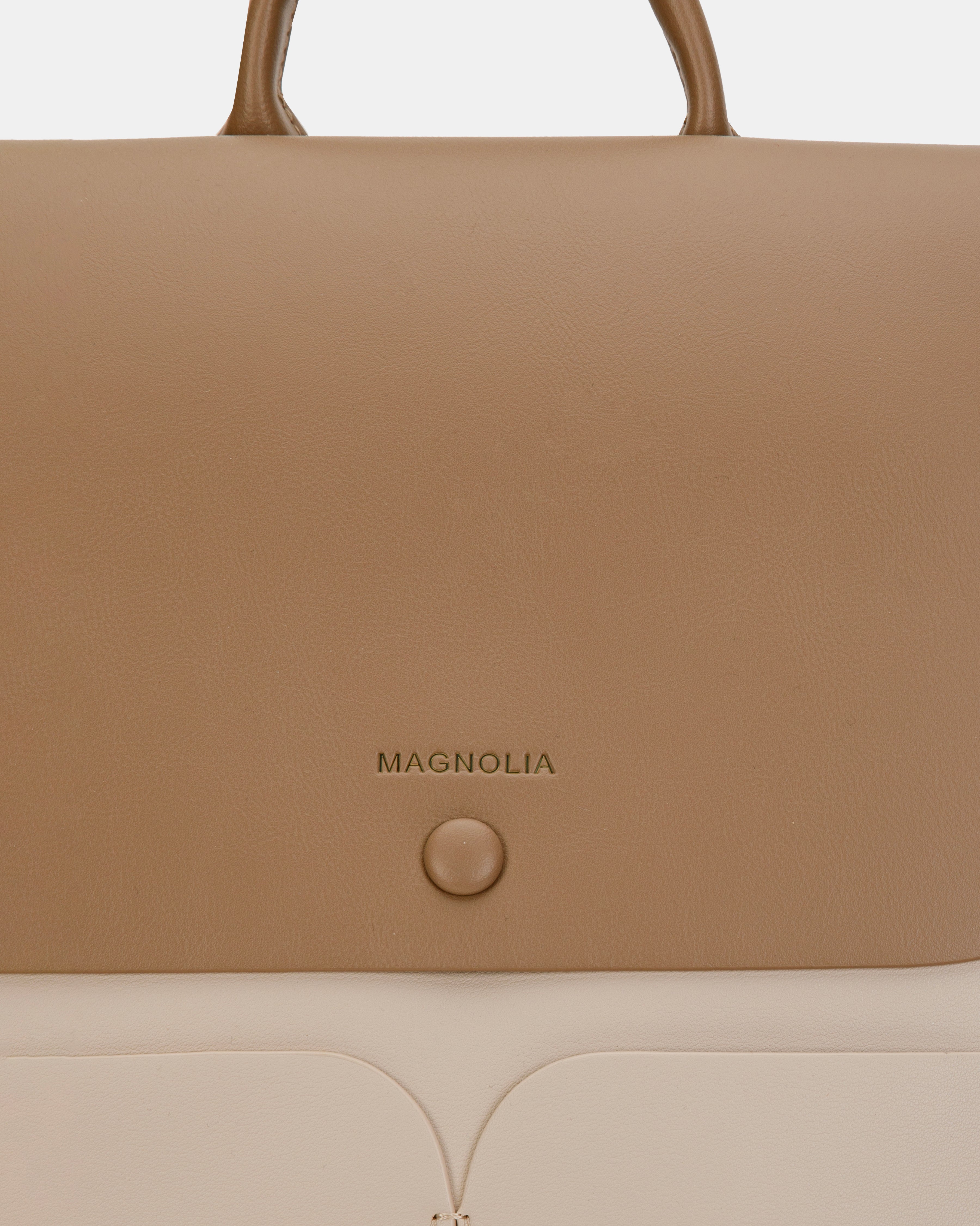 Magnolia Stylish PU Leather Backpack Spacious & Trendy Travel Bag for Women