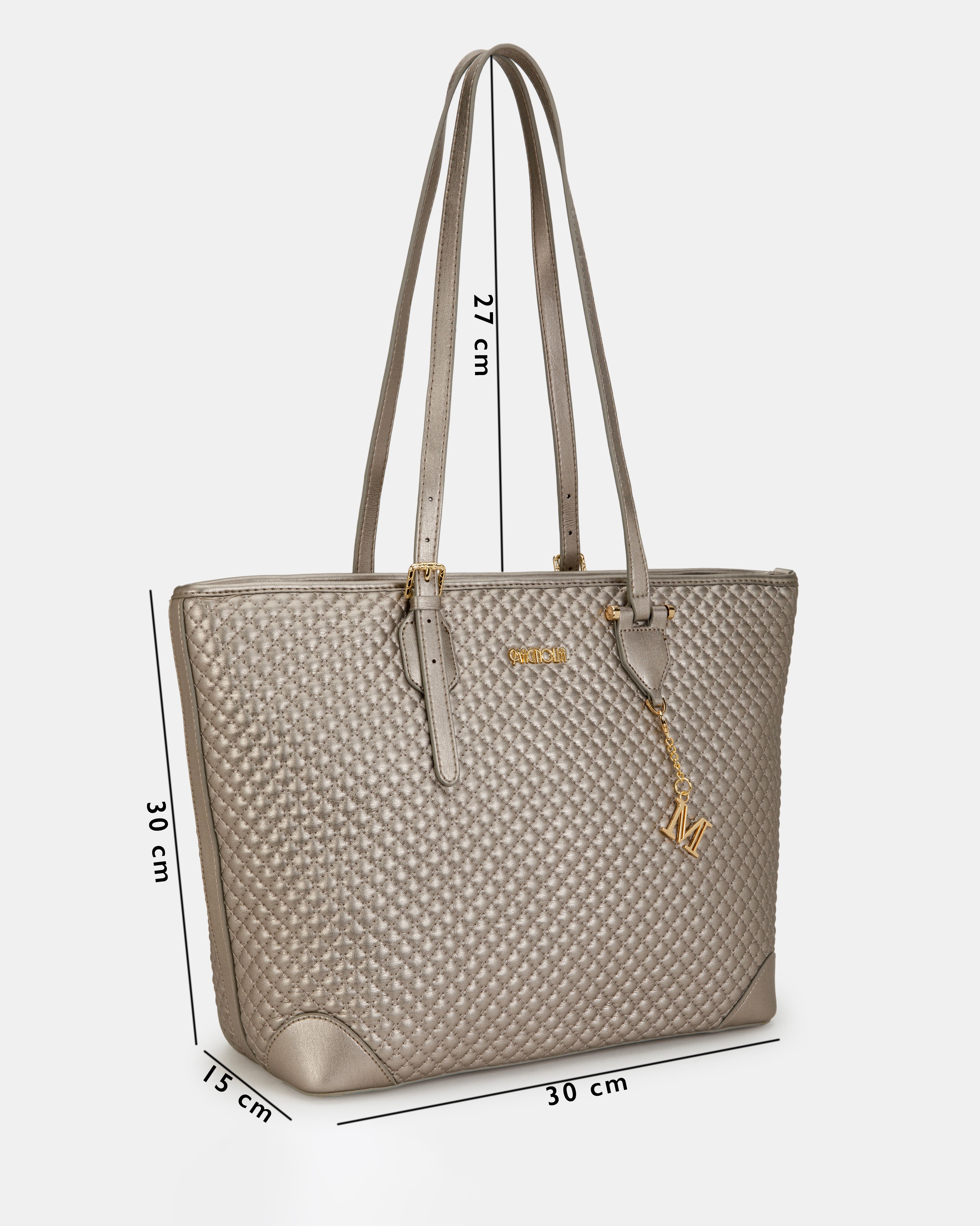 Elegant Quilted Tote Bag - Spacious & Stylish Handbag for Women