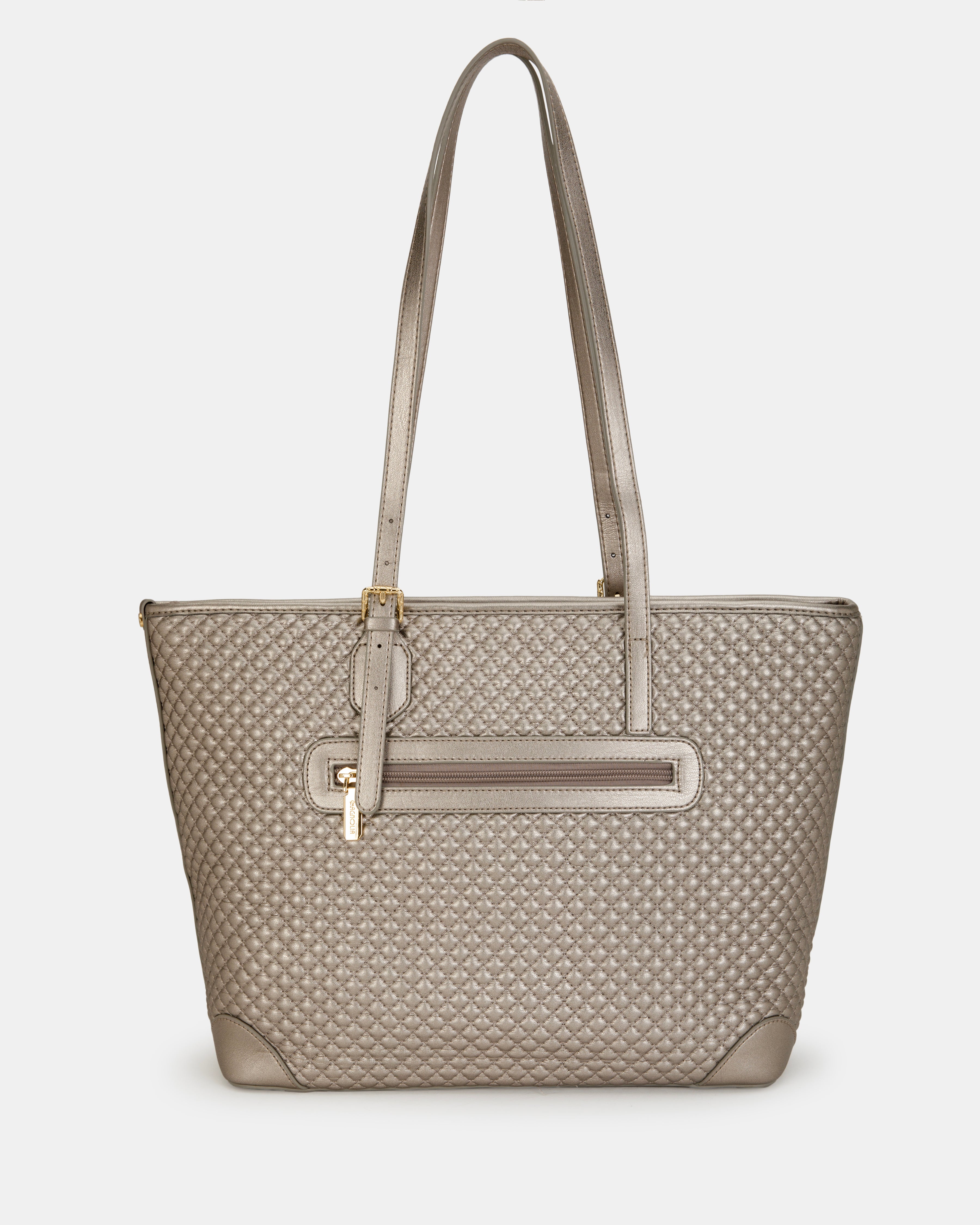 Elegant Quilted Tote Bag - Spacious & Stylish Handbag for Women