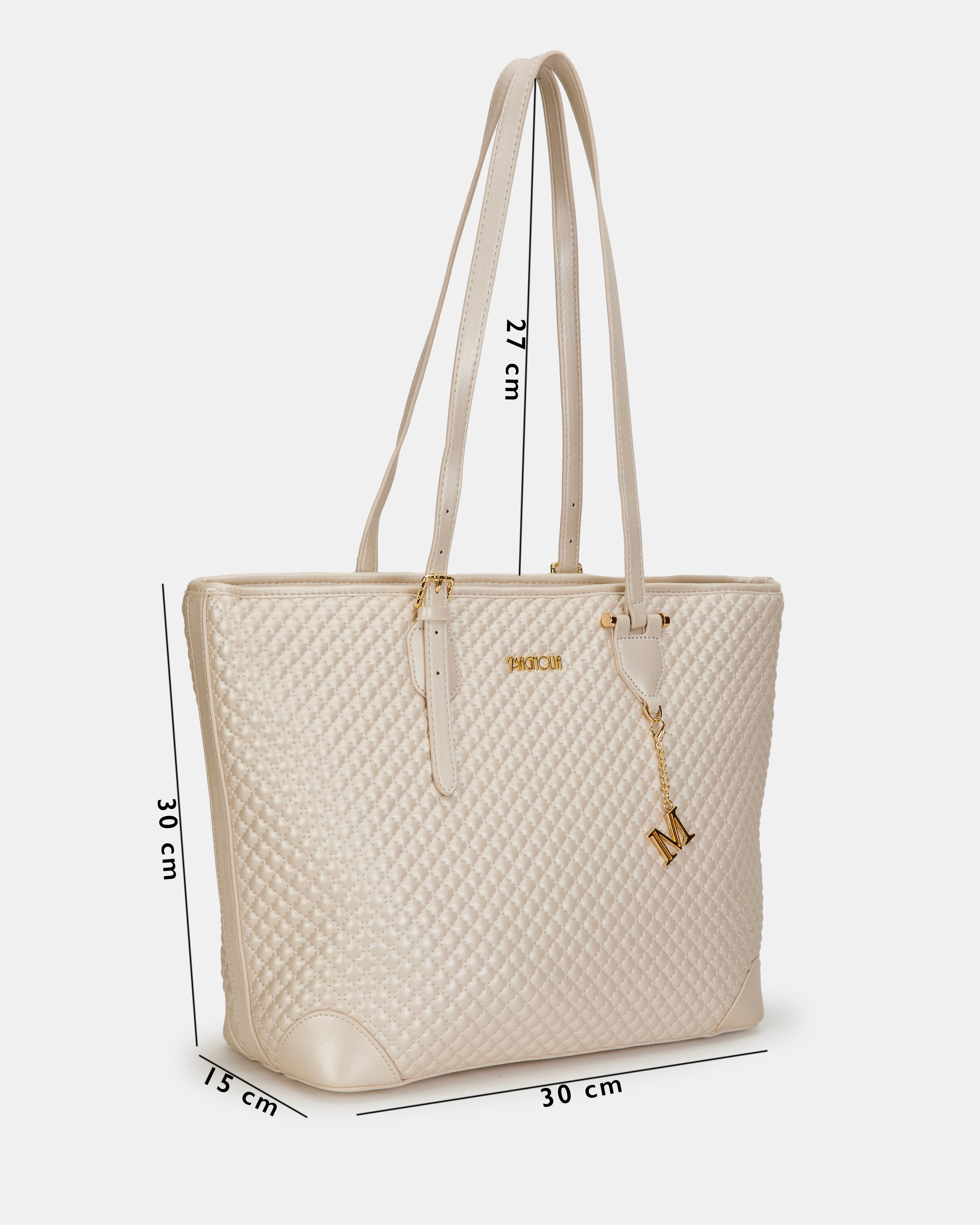 Elegant Quilted Tote Bag - Spacious & Stylish Handbag for Women