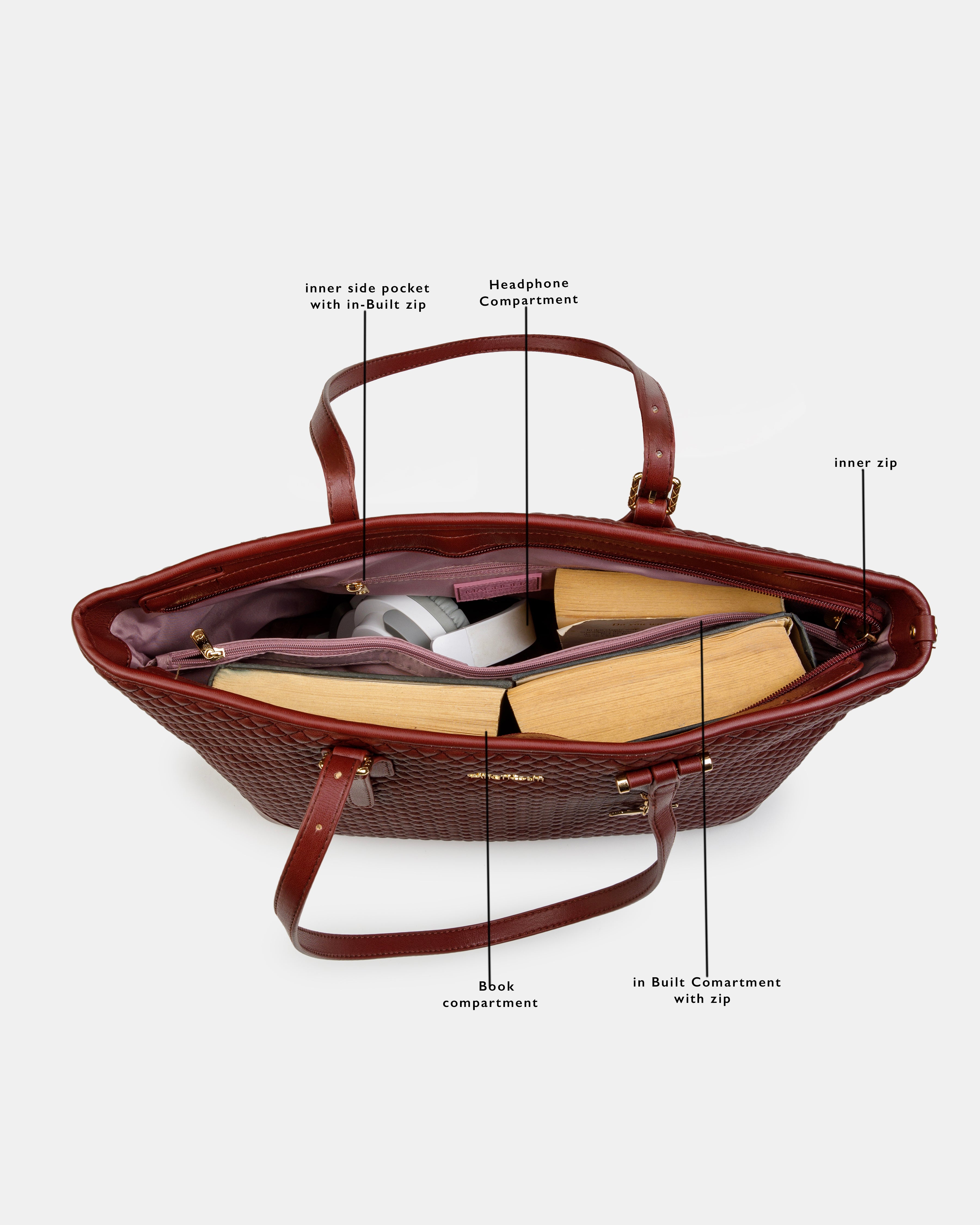 Elegant Quilted Tote Bag - Spacious & Stylish Handbag for Women