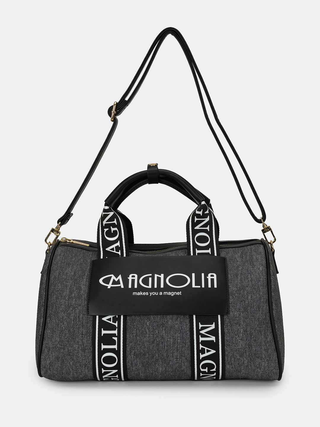 Magnolia Signature Barrel Duffle Black