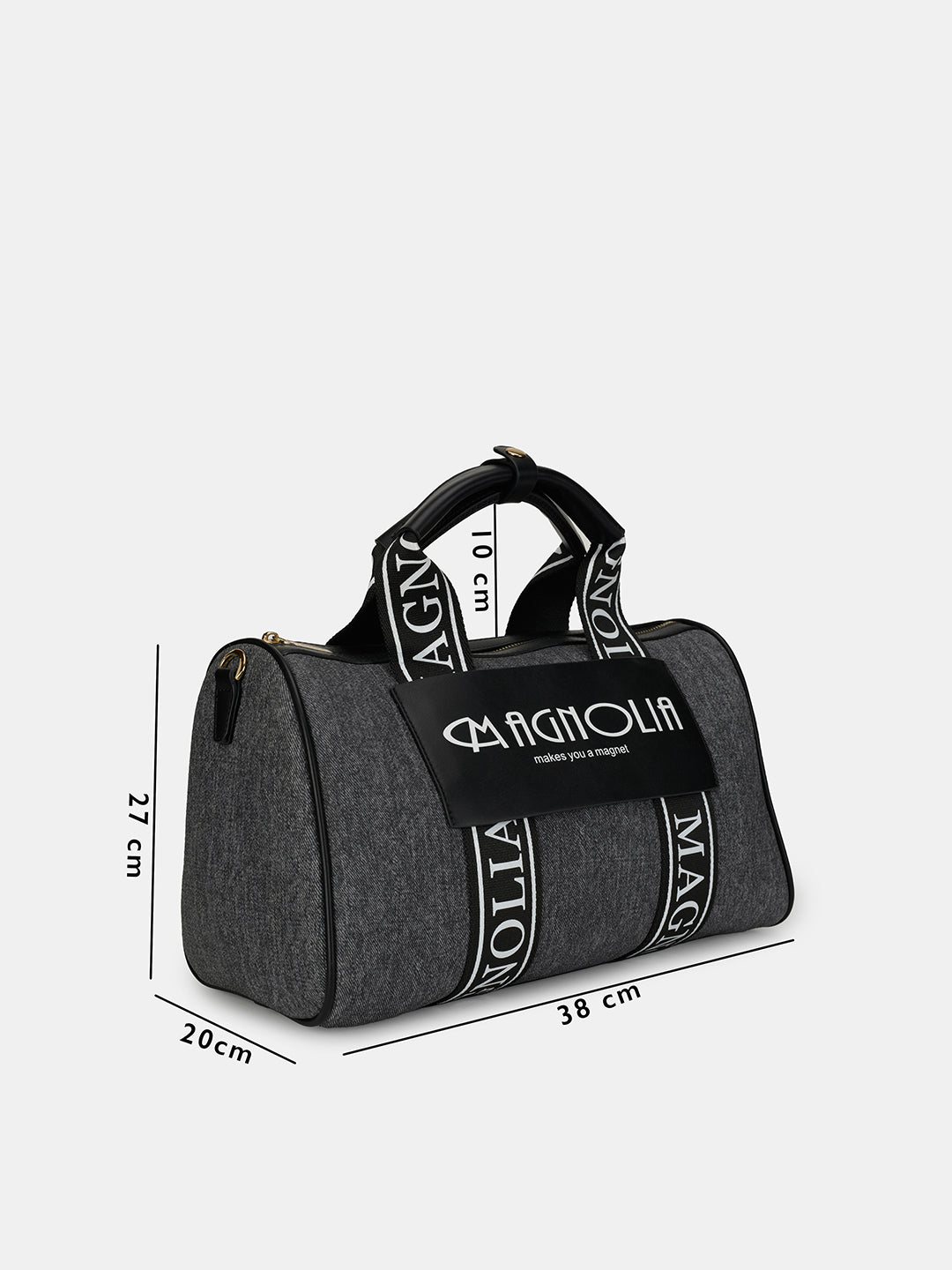 Magnolia Signature Barrel Duffle Black