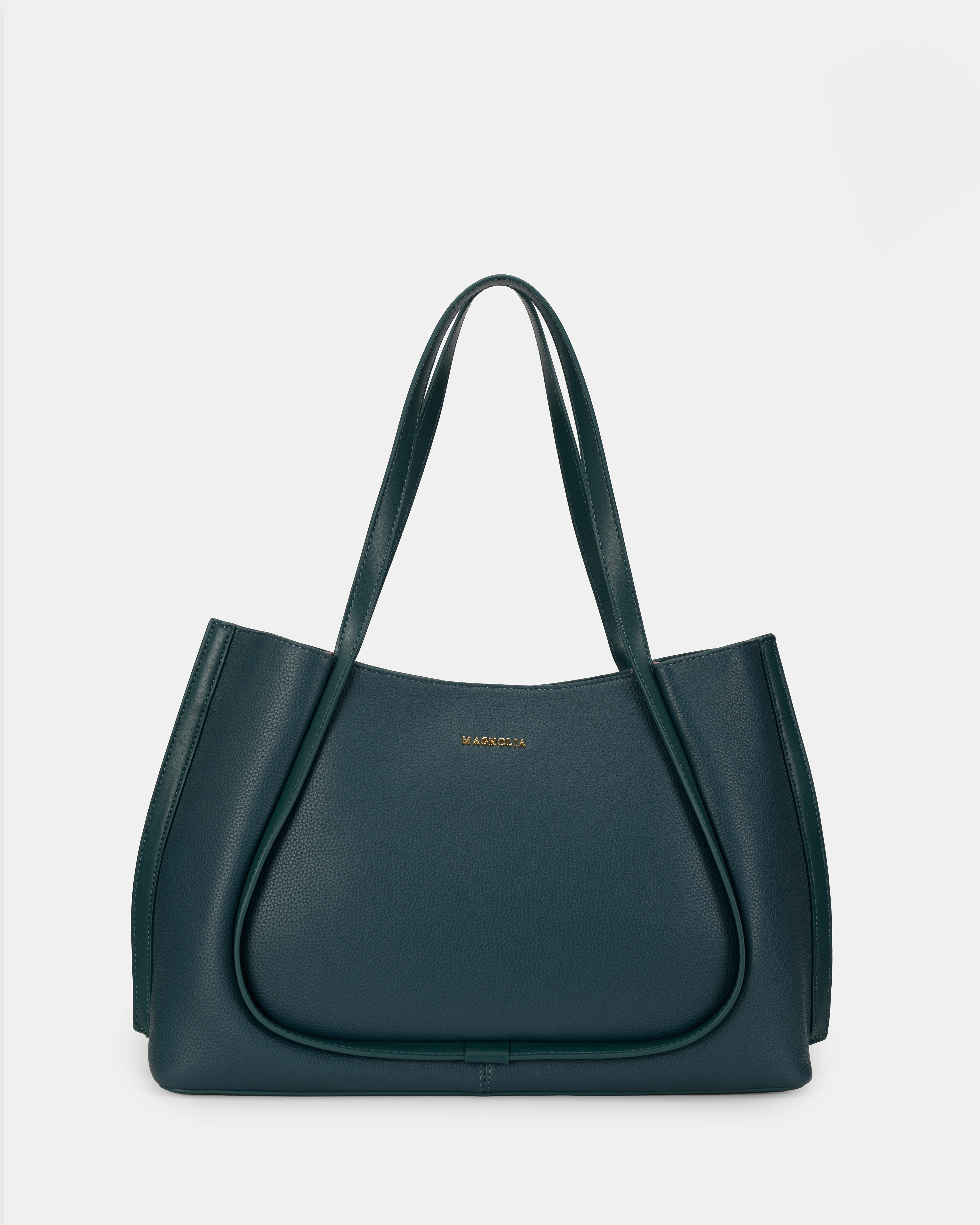 Magnolia Elegant PU Leather Tote Bag | Spacious & Stylish Handbag for Women | Office, Travel & Daily Use