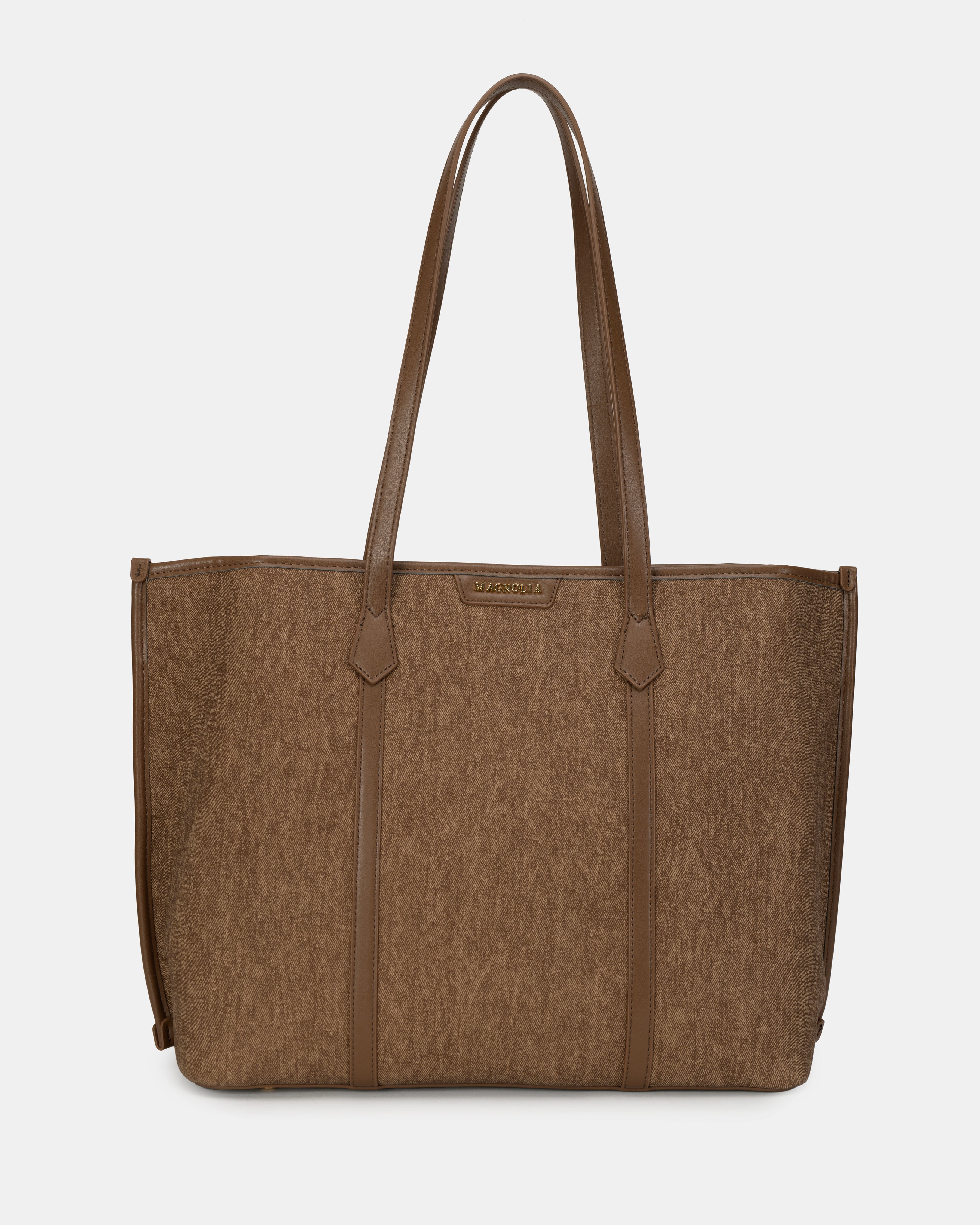Magnolia Tote Bag – Stylish & Spacious Handbag with PU Leather Straps