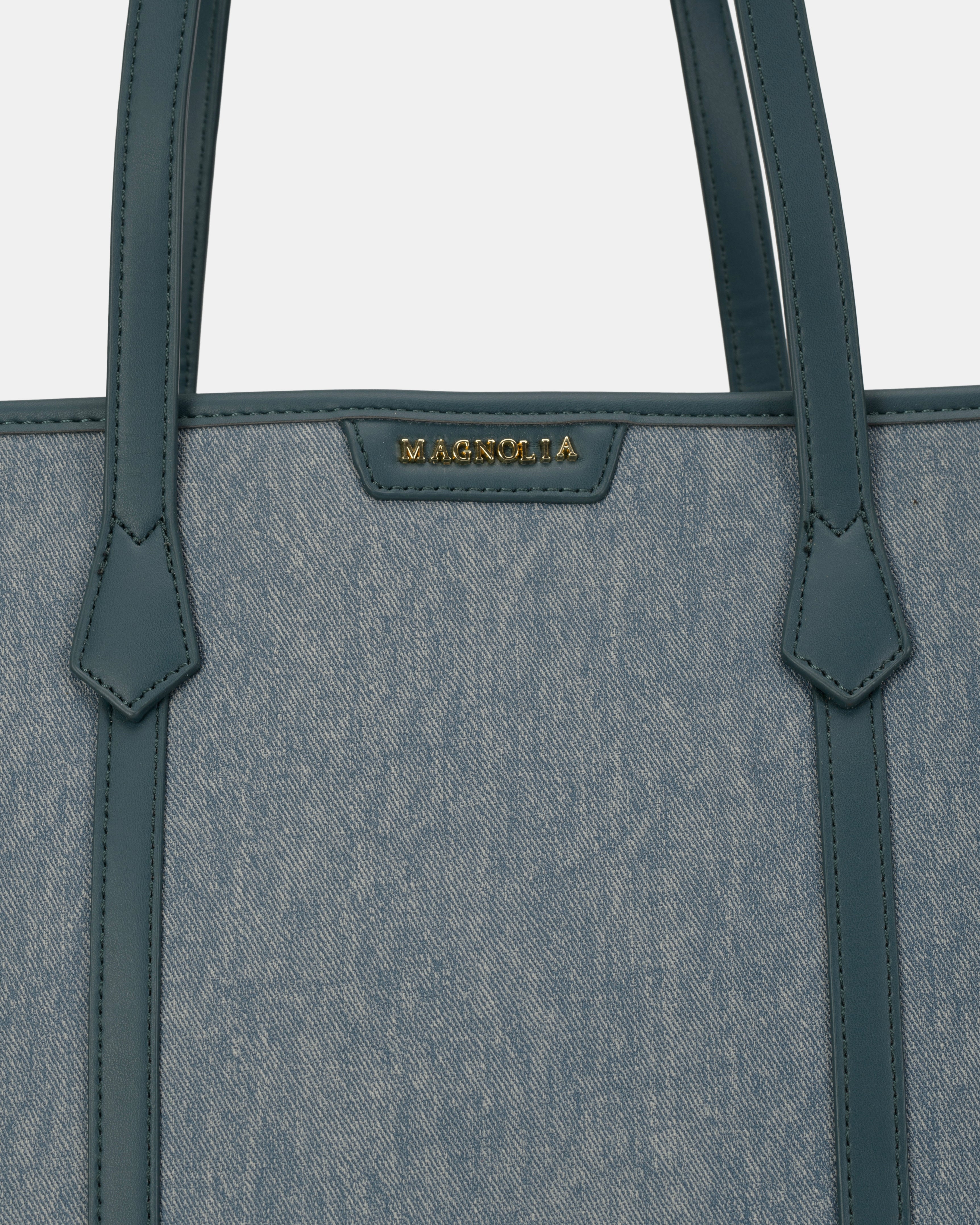 Magnolia Tote Bag – Stylish & Spacious Handbag with PU Leather Straps