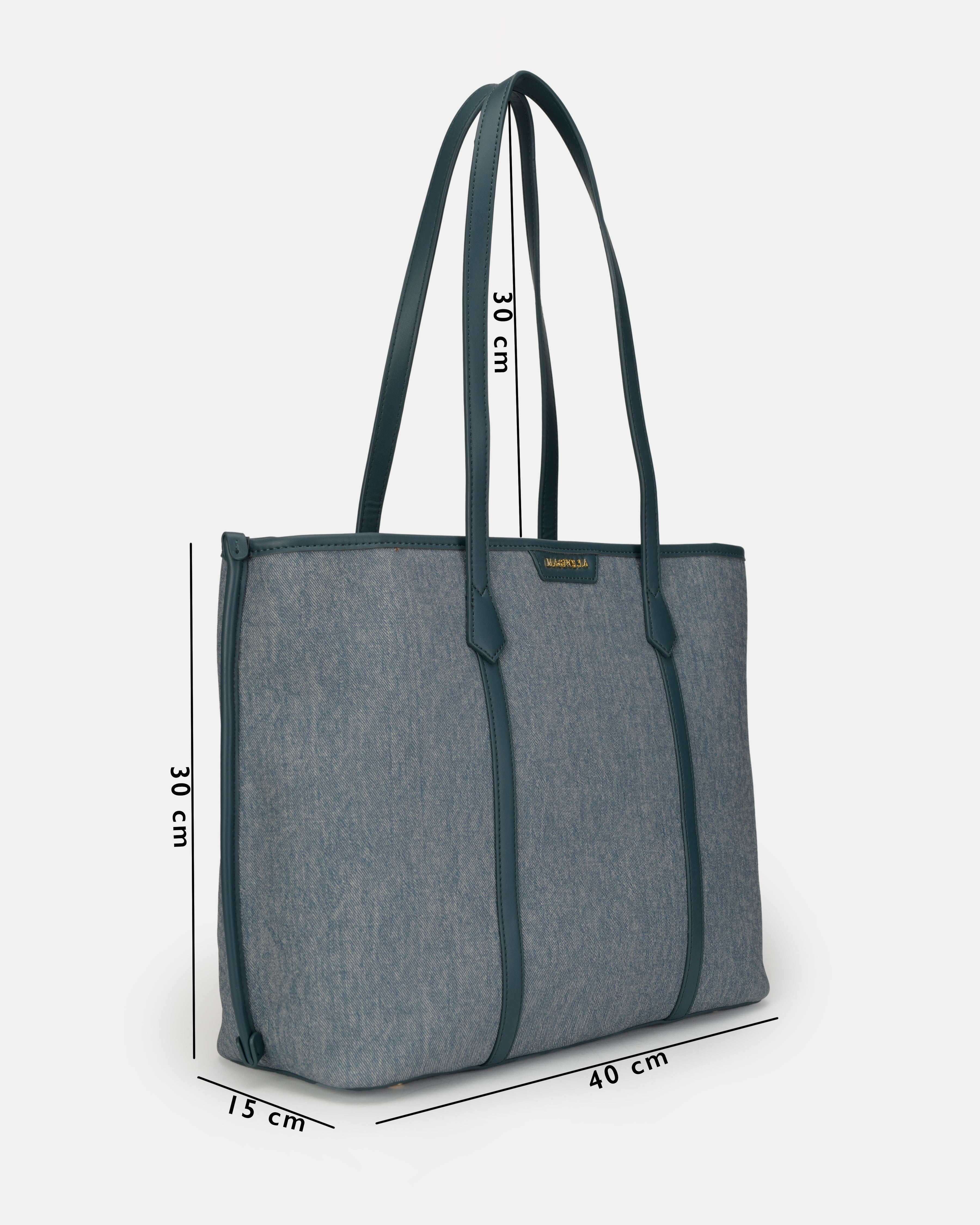 Magnolia Tote Bag – Stylish & Spacious Handbag with PU Leather Straps