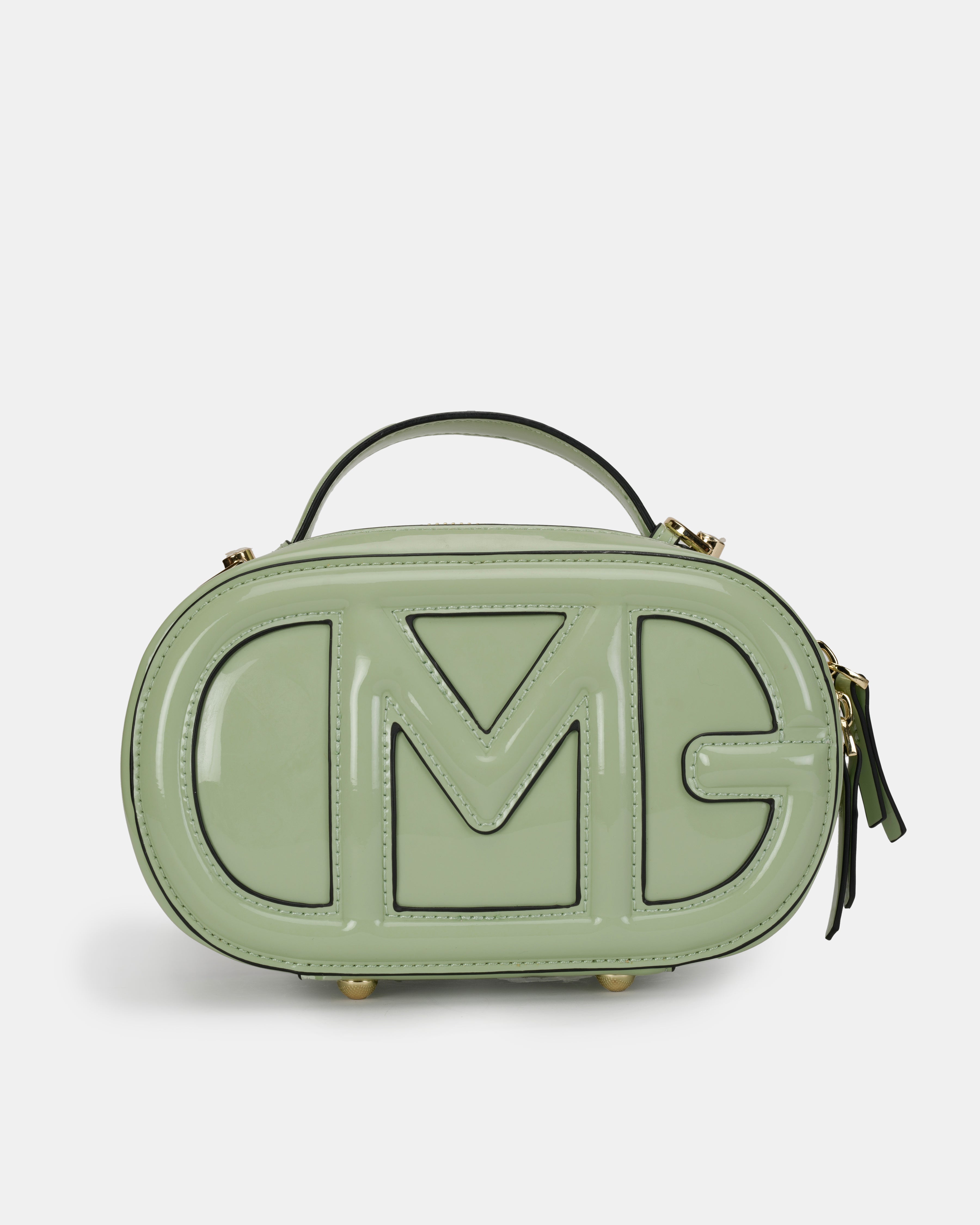 Magnolia Embossed Crossbody Bag Pastel Green