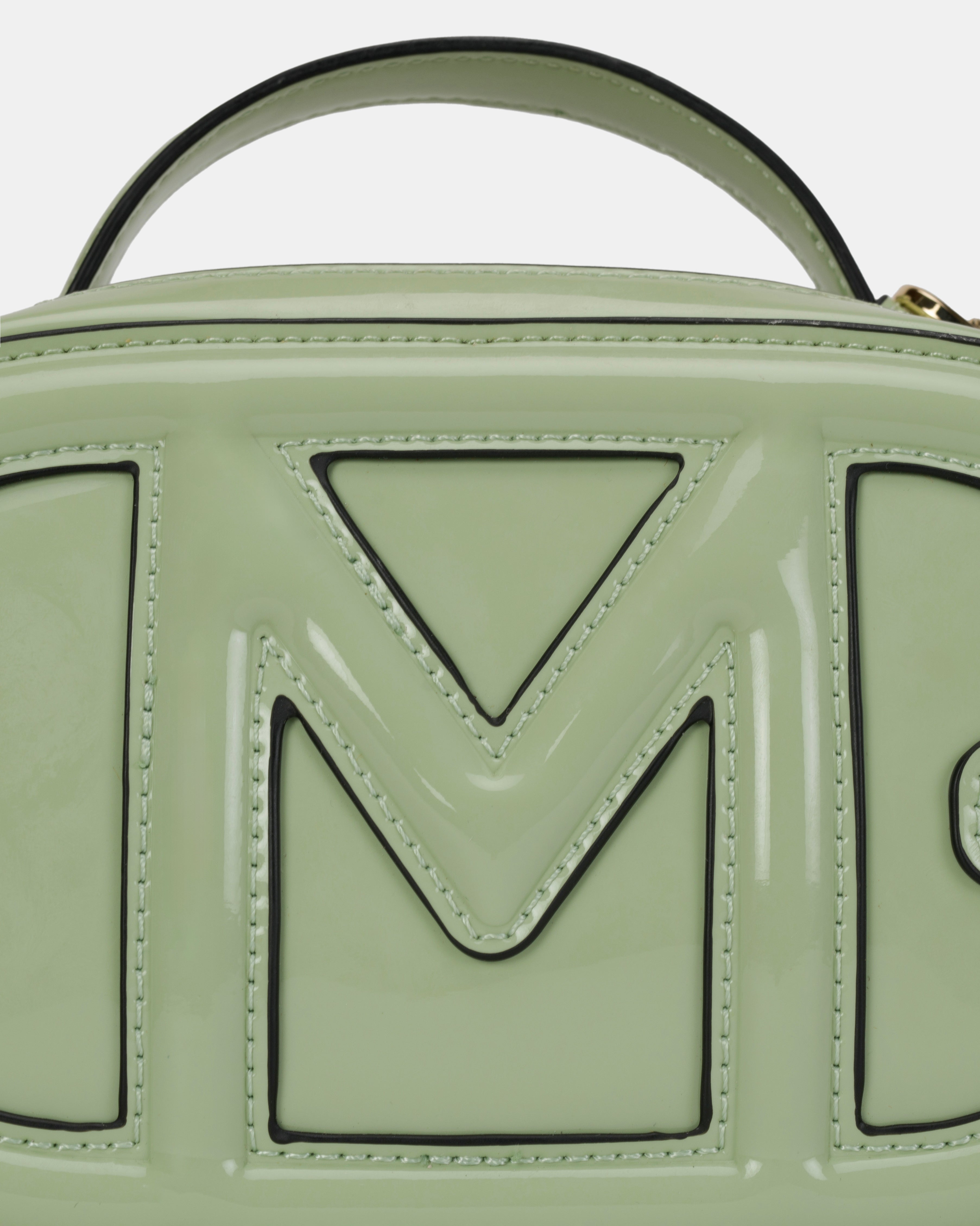 Magnolia Embossed Crossbody Bag Pastel Green