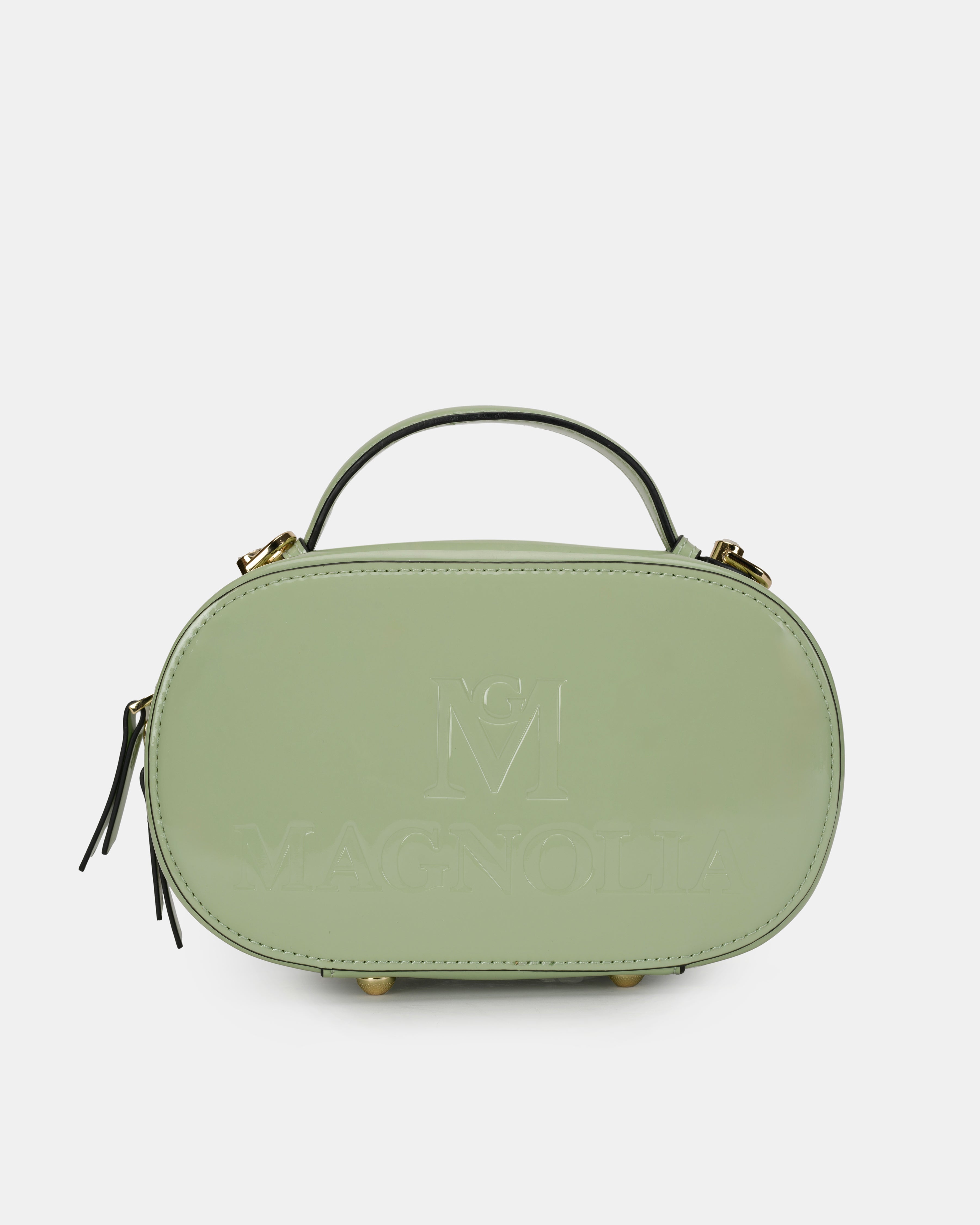 Magnolia Embossed Crossbody Bag Pastel Green