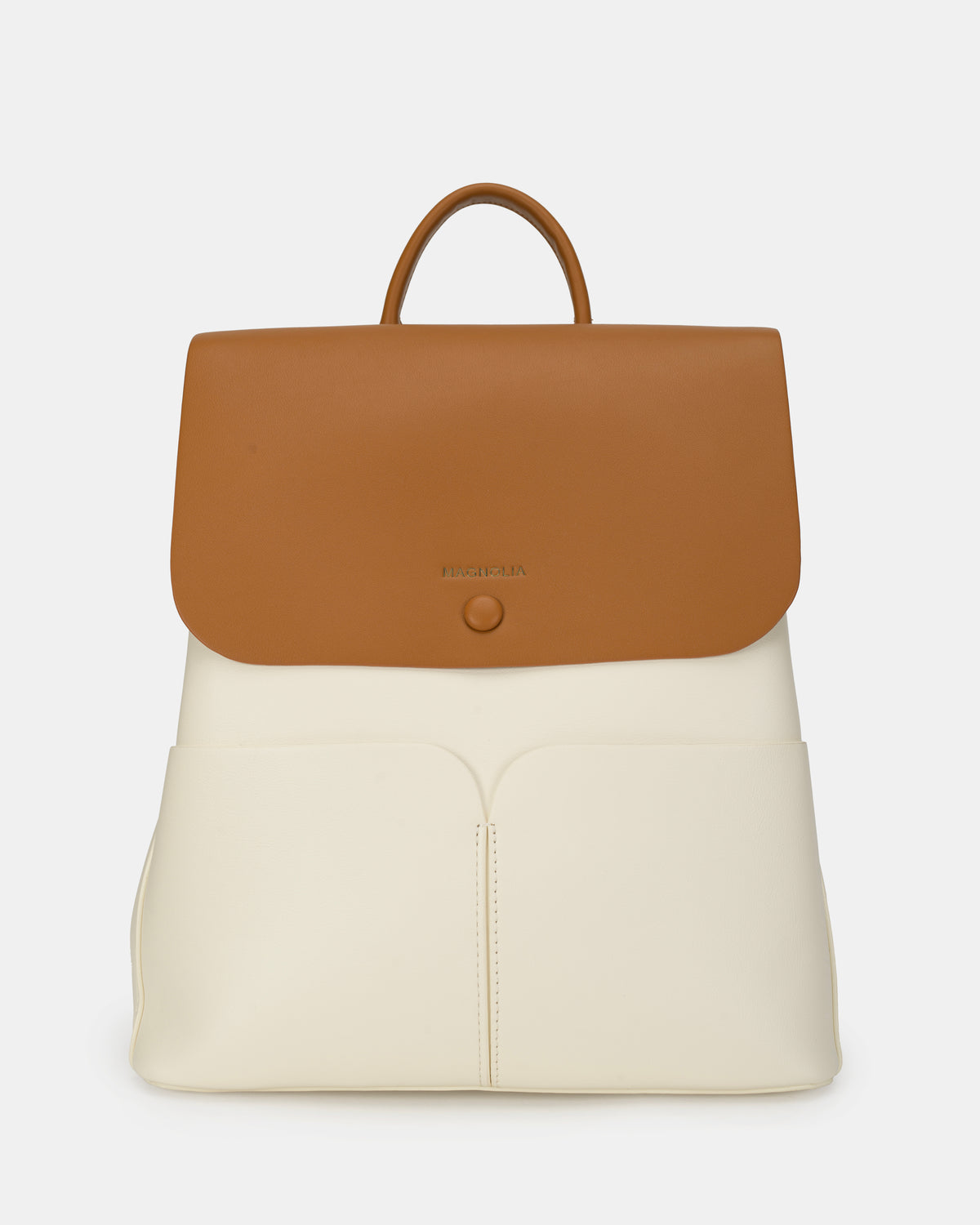 Magnolia Stylish PU Leather Backpack Spacious & Trendy Travel Bag for Women