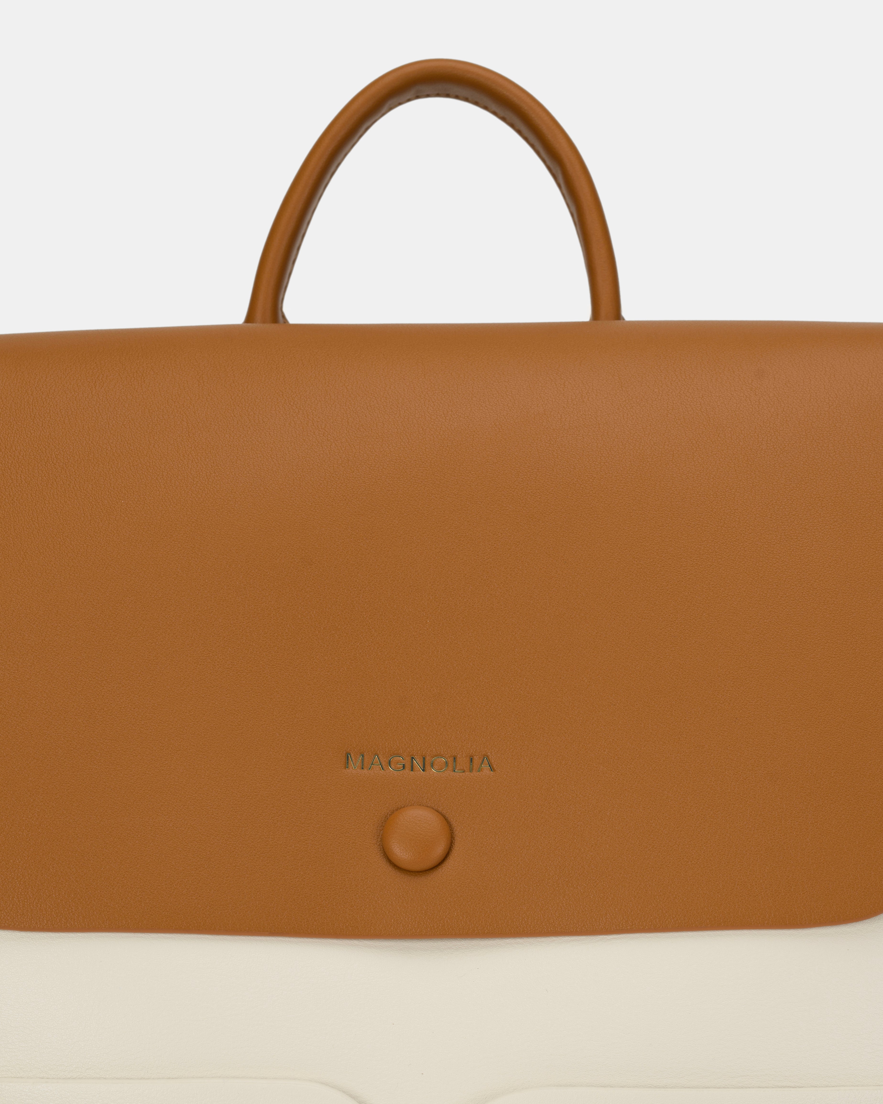 Magnolia Stylish PU Leather Backpack Spacious & Trendy Travel Bag for Women