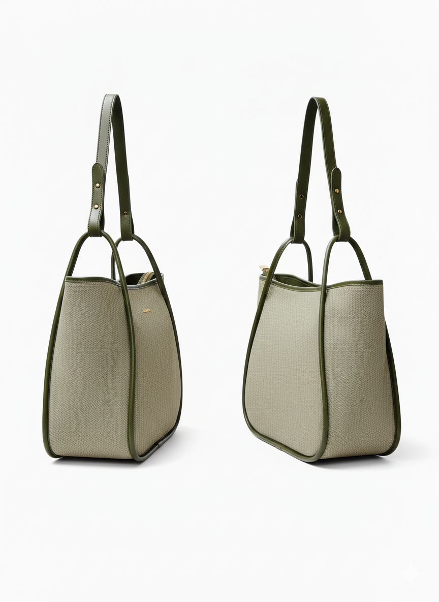 Magnolia Stylish & Spacious Tote Bag for Women | Green