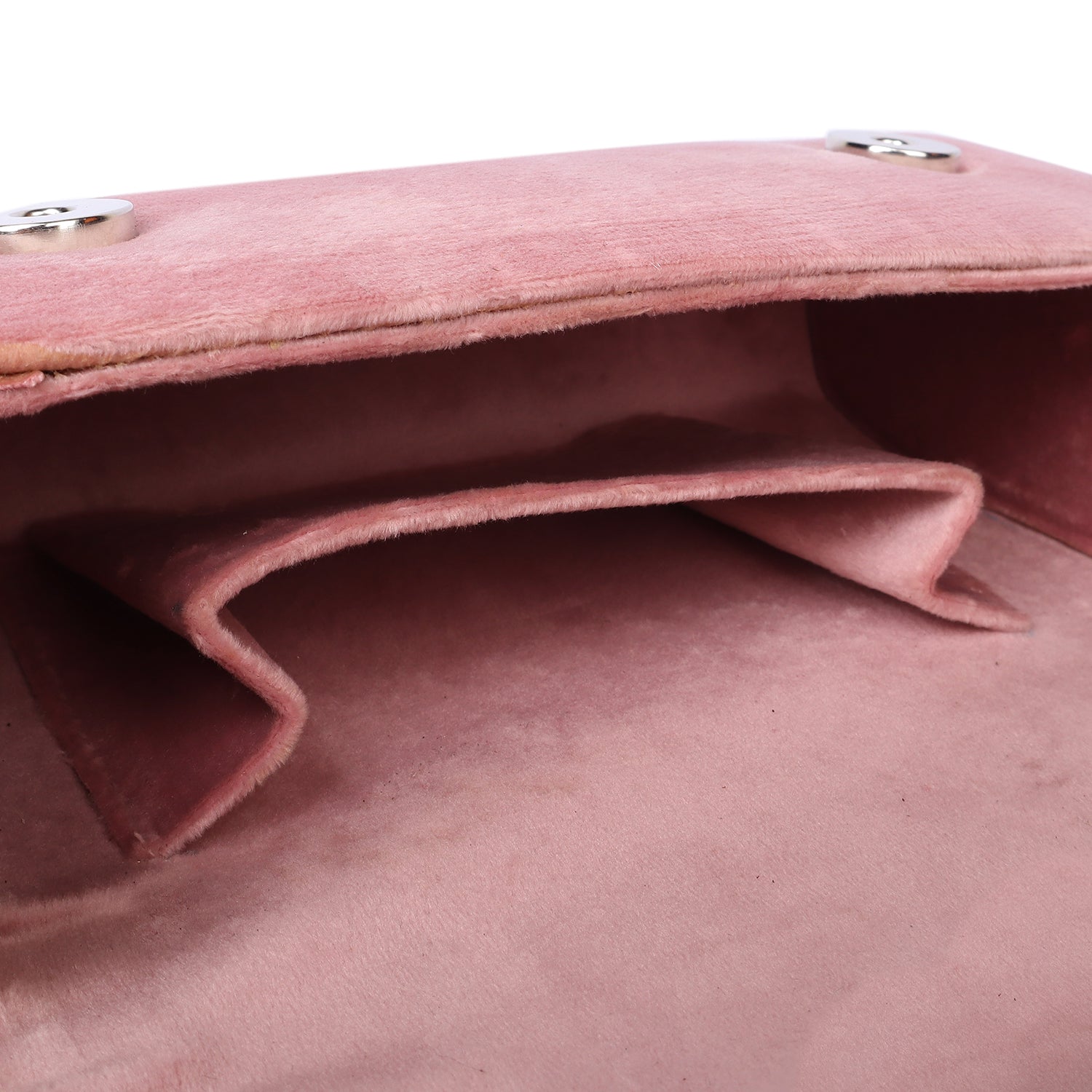 Nysa Pink Embellished Flap over Clutch Bag