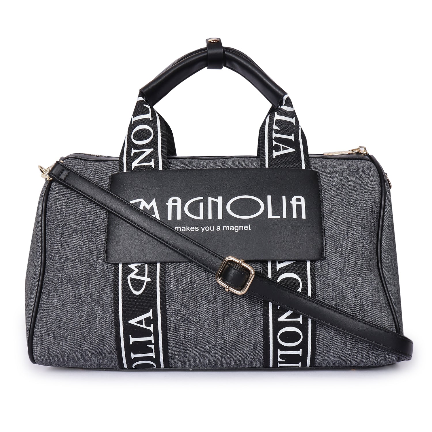 Magnolia Signature Barrel Duffle Black