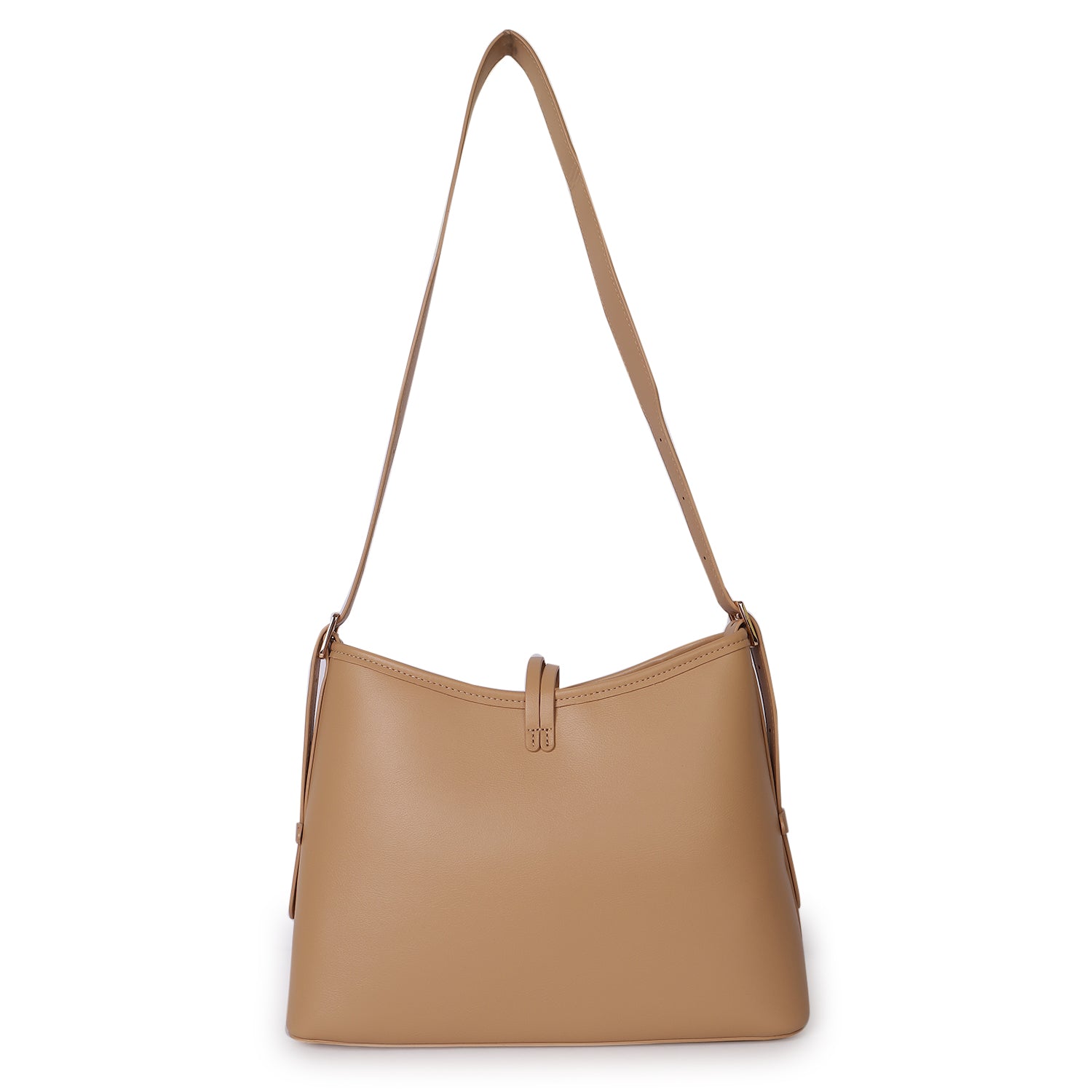 Magnolia Claire Embossed Crossbody Bag Caramel Brown