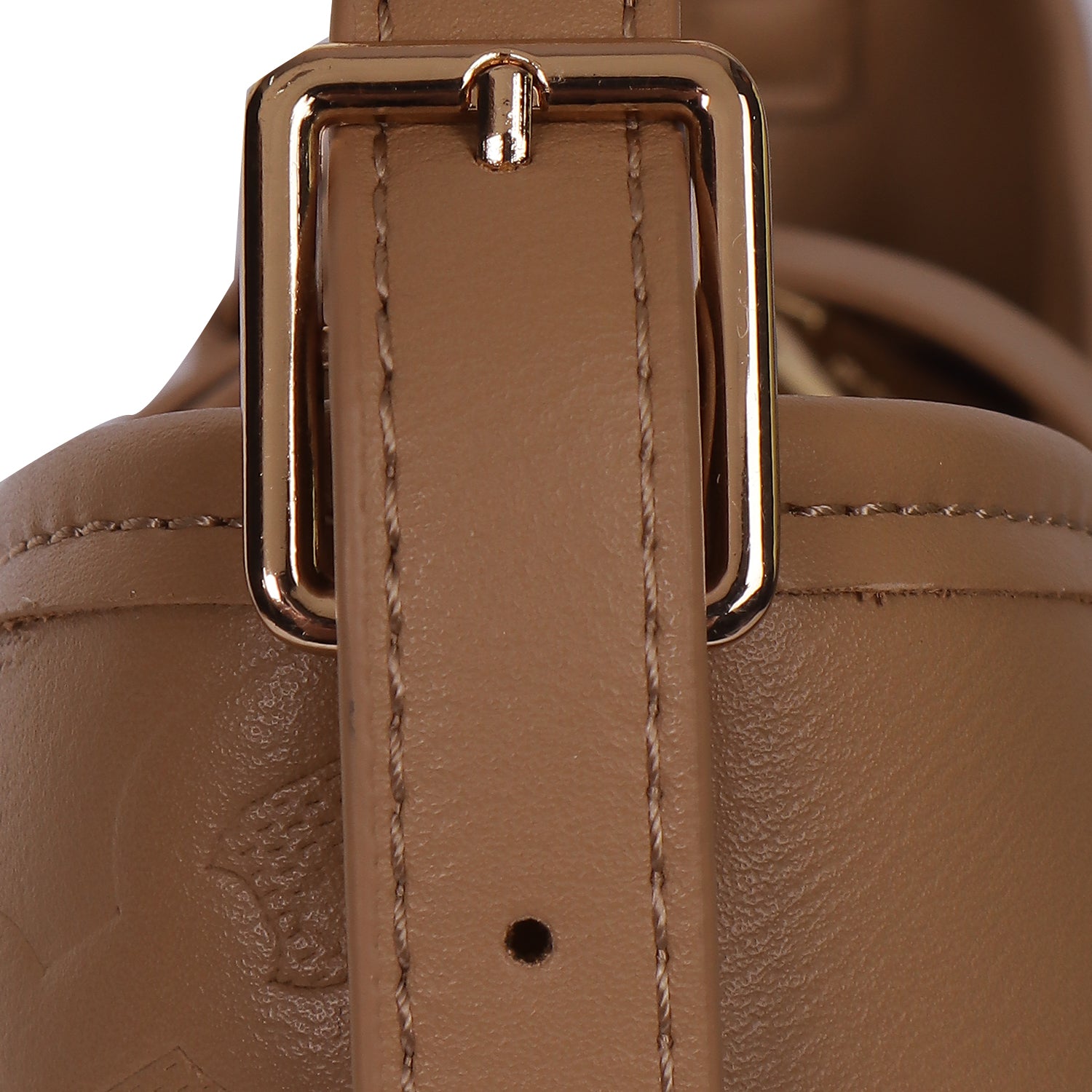 Magnolia Claire Embossed Crossbody Bag Caramel Brown