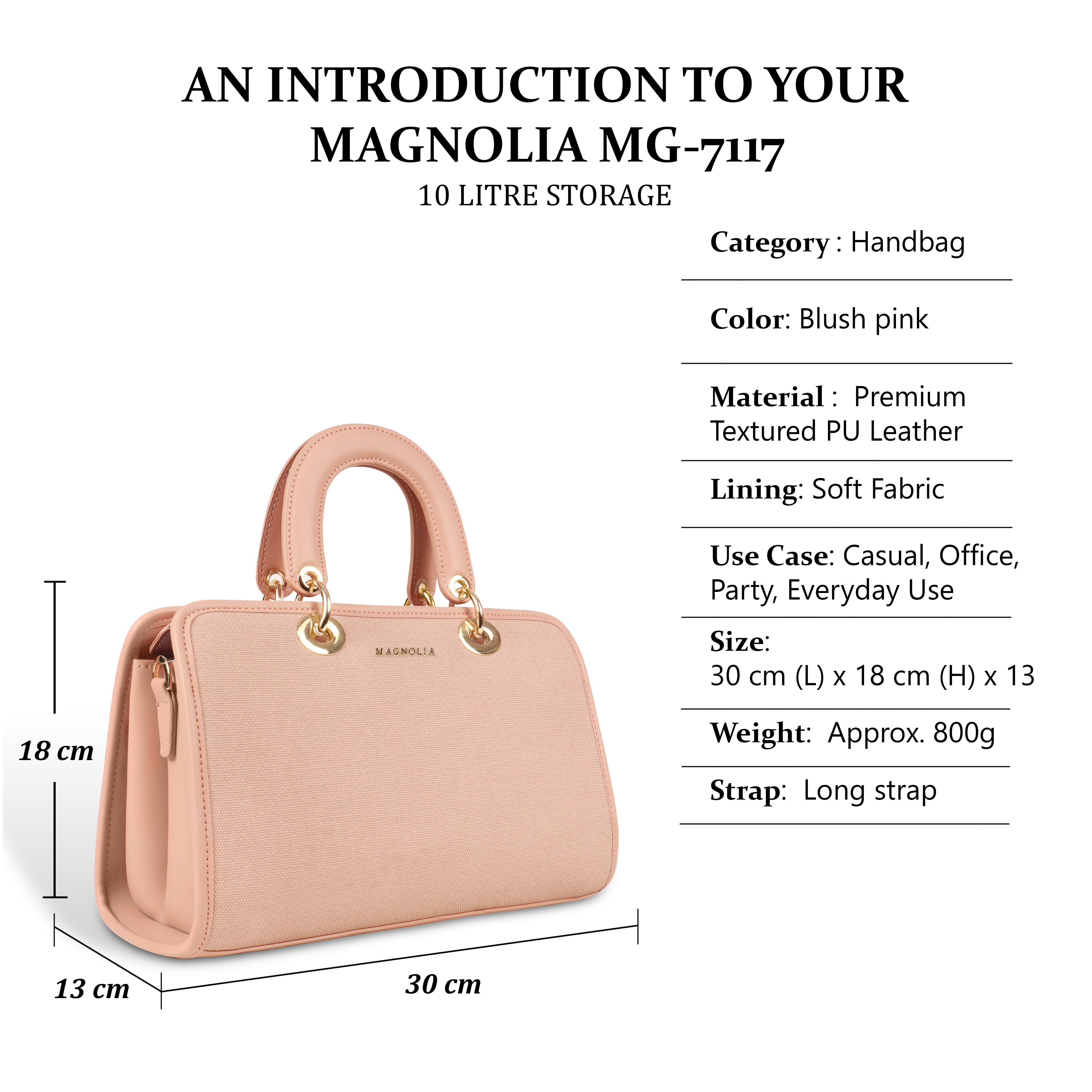 Magnolia Women Pink Satchel