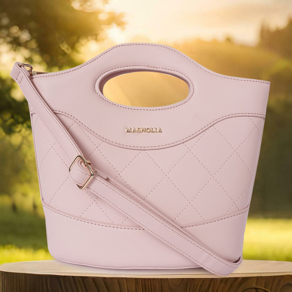 Magnolia Women Pink Satchel