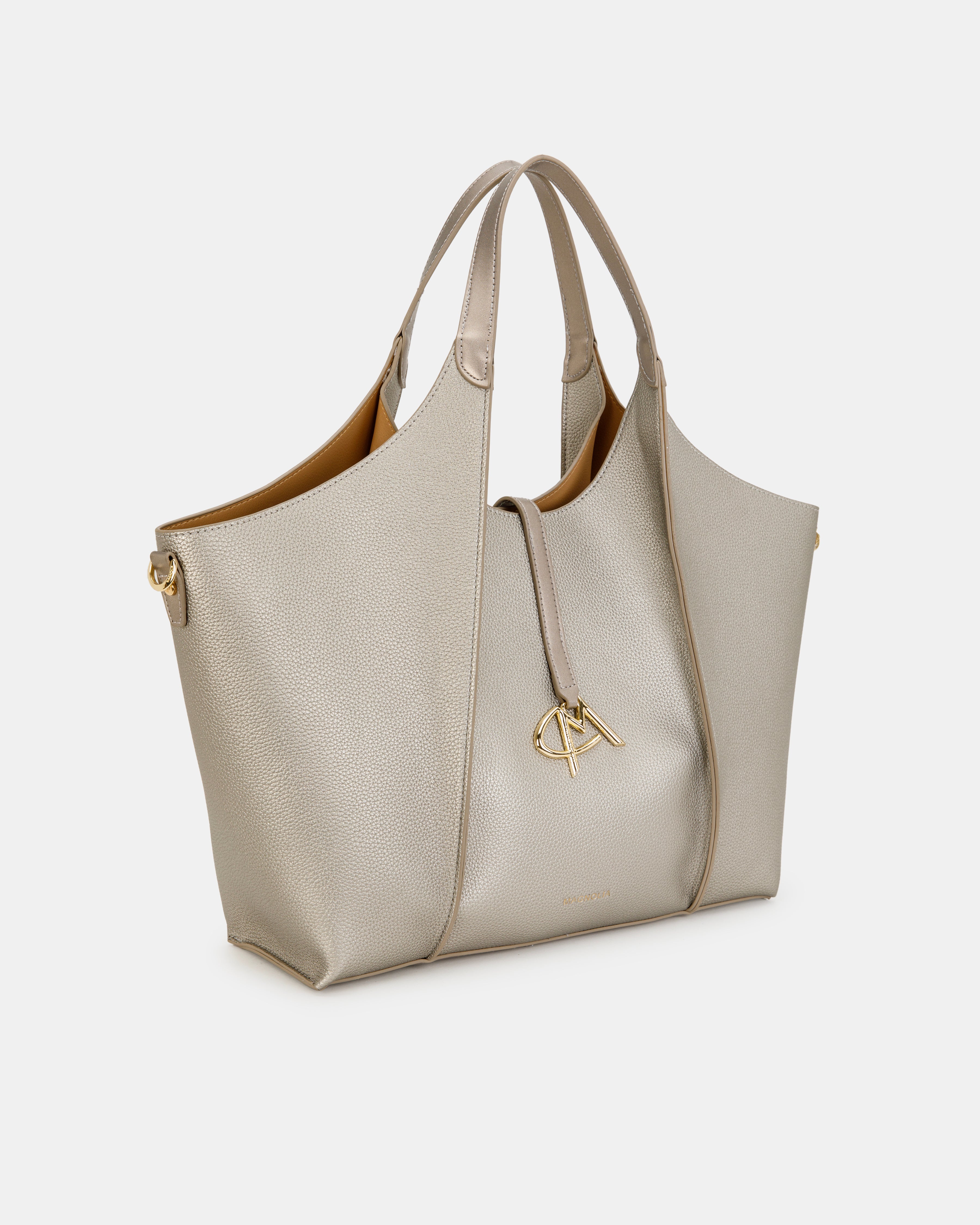 Magnolia Women Silver Shoulder Bag