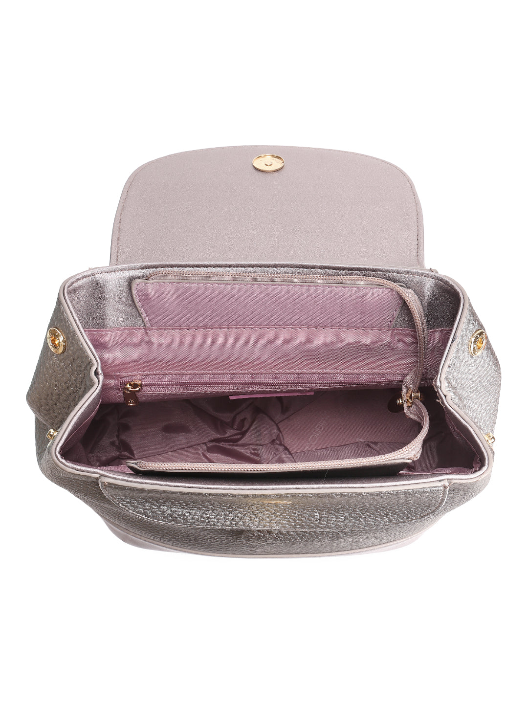 Magnolia Gun PU Leather Solid One Size Women Backpack