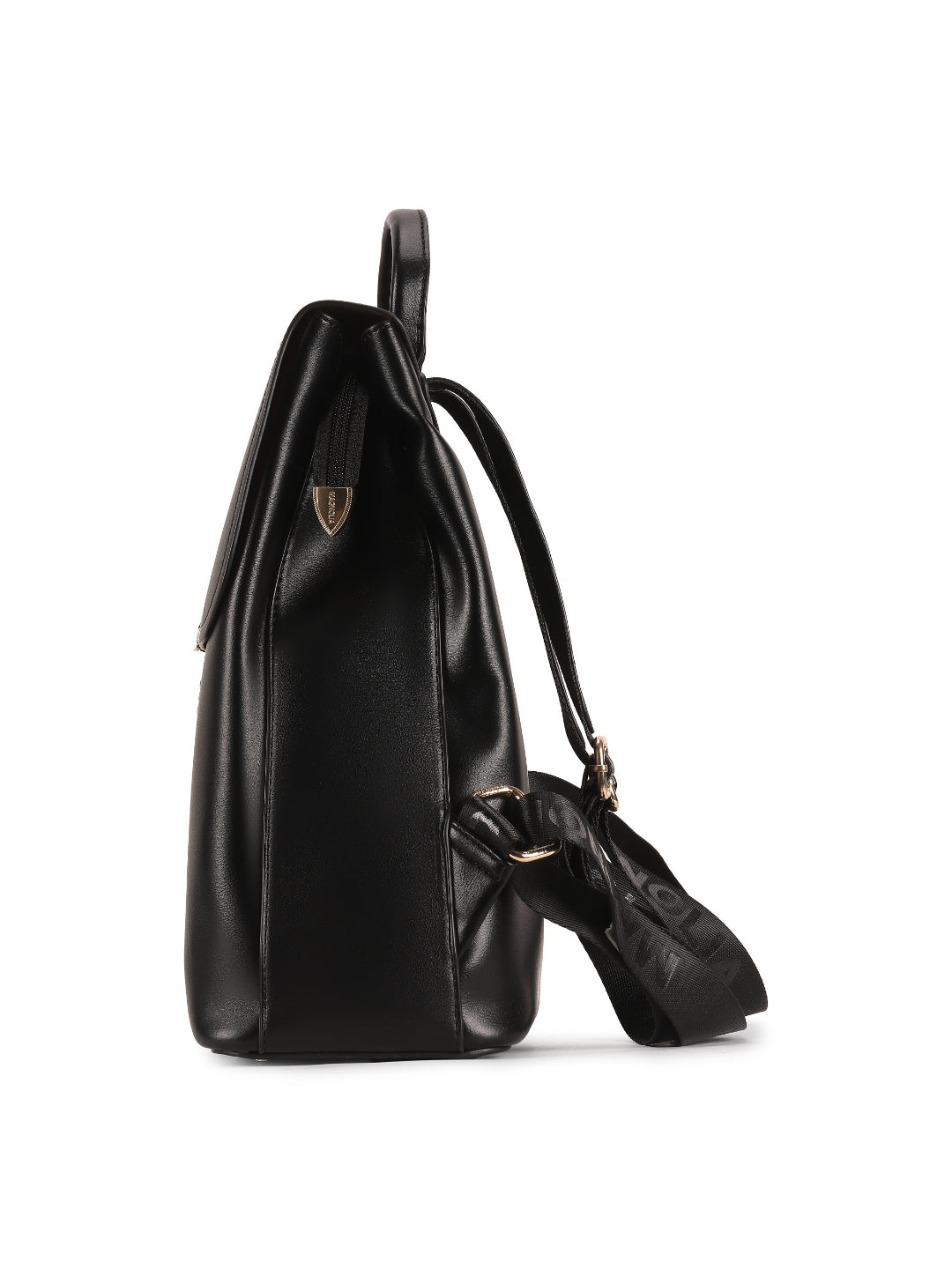 Magnolia Black PU Leather Solid One Size Women Backpack