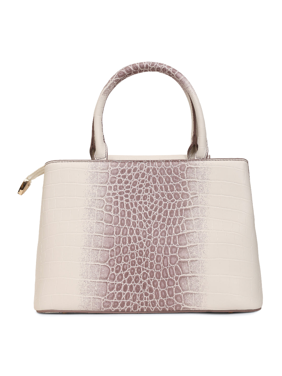 Magnolia Purple PU Leather Animal Effect One Size Women Satchel