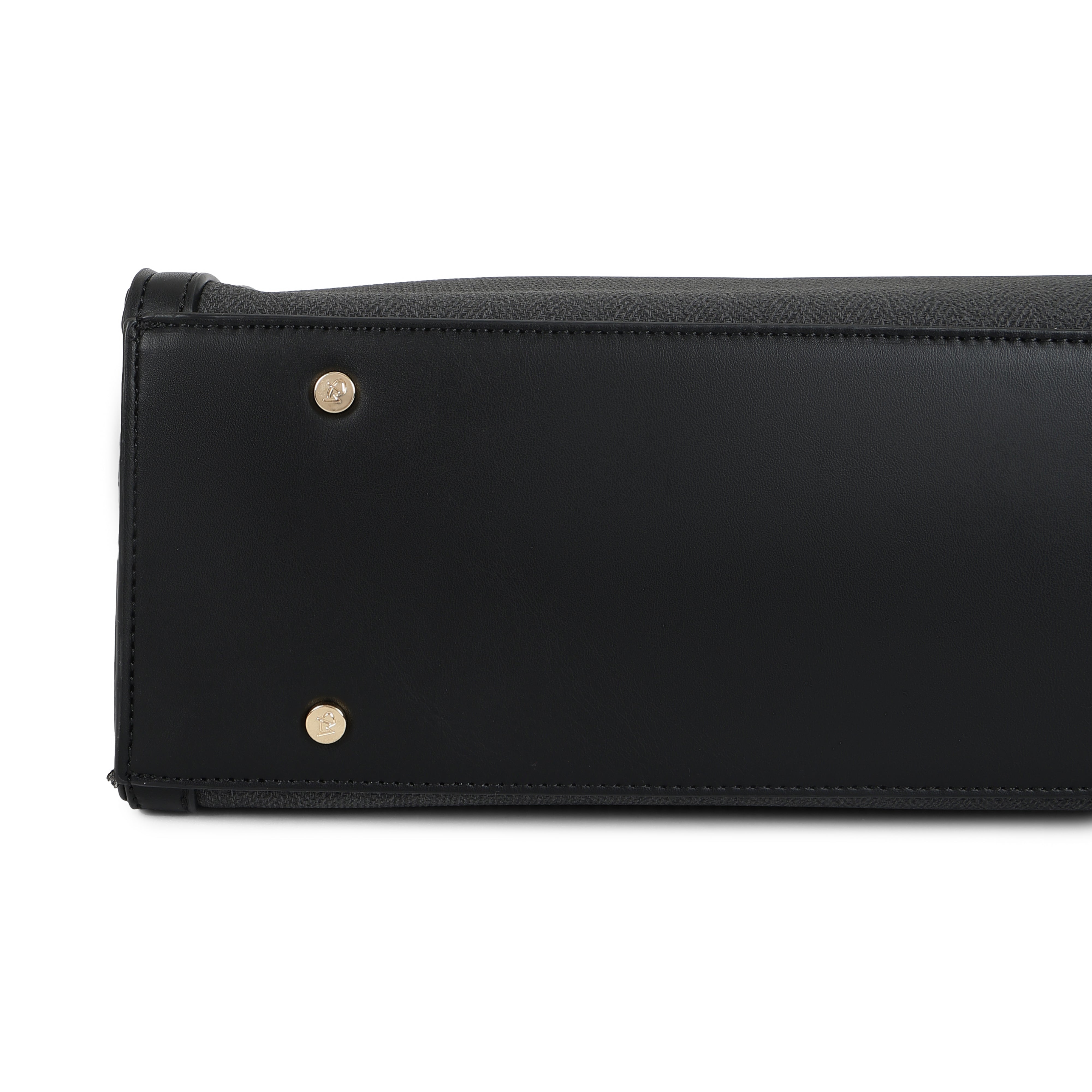 Magnolia PU Leather Women Black Shoulder Bag