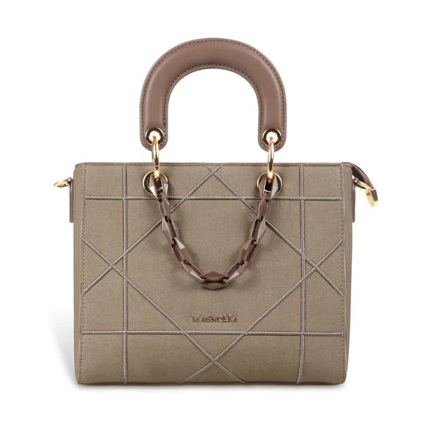 Magnolia Women Brown Tote Bag